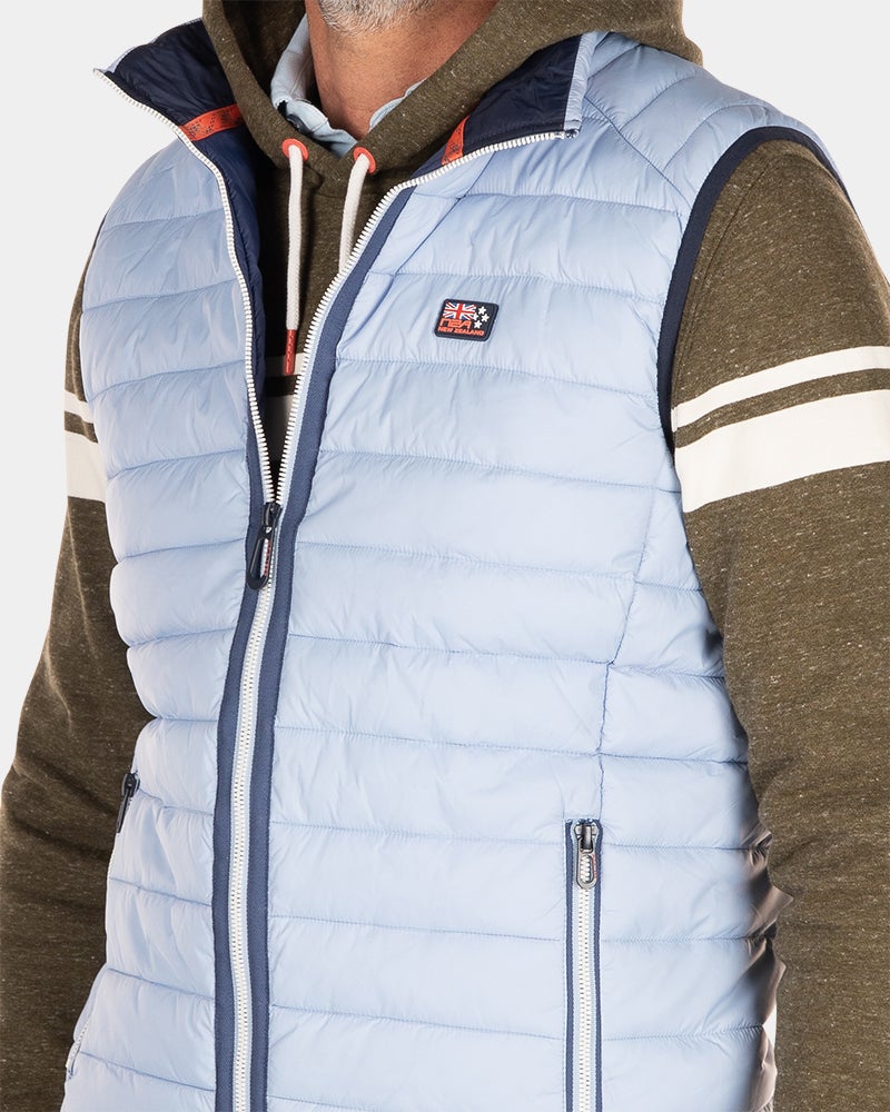 Nylon bodywarmer - Rhythm Blue