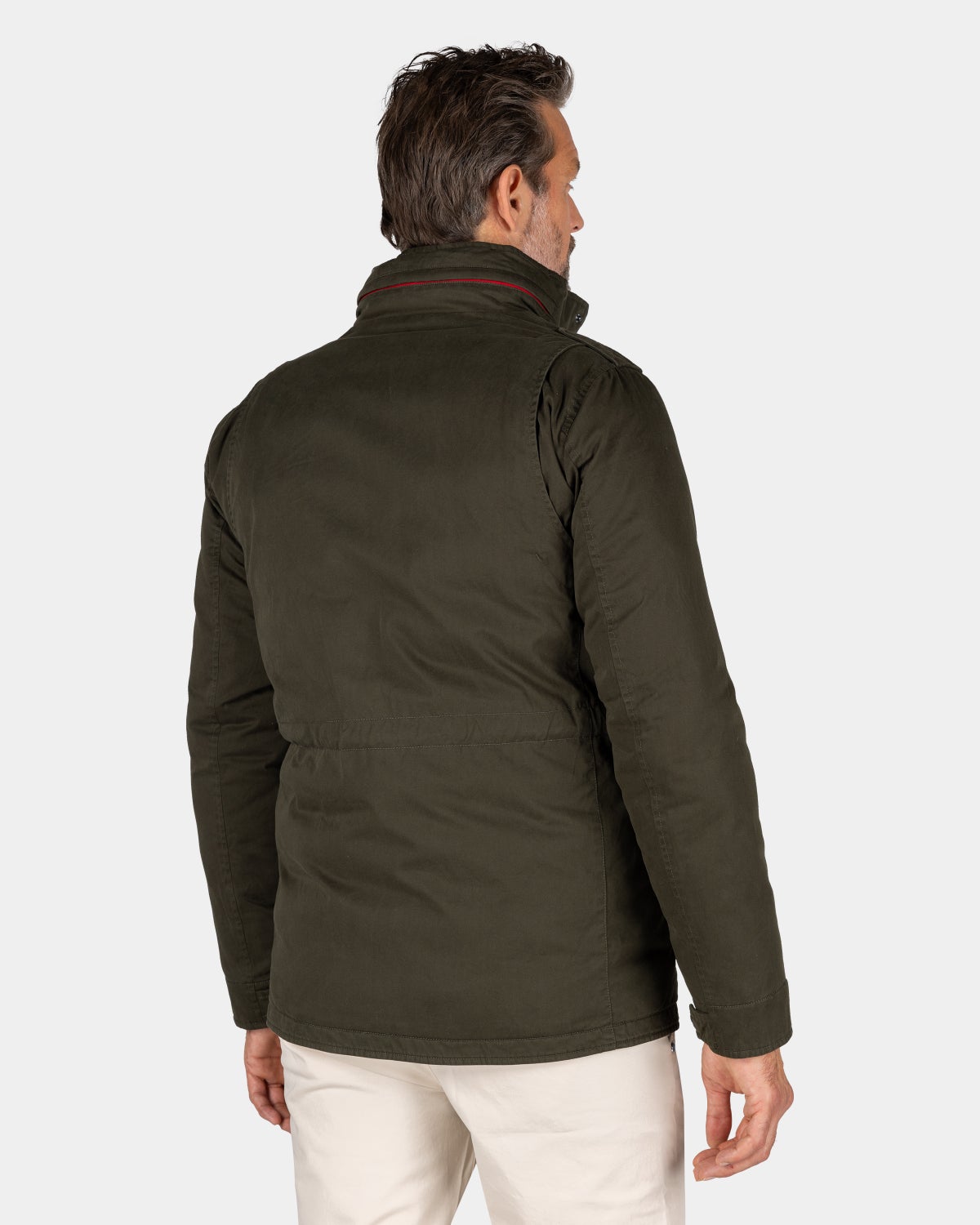 Dark green field jacket - Gravel Green