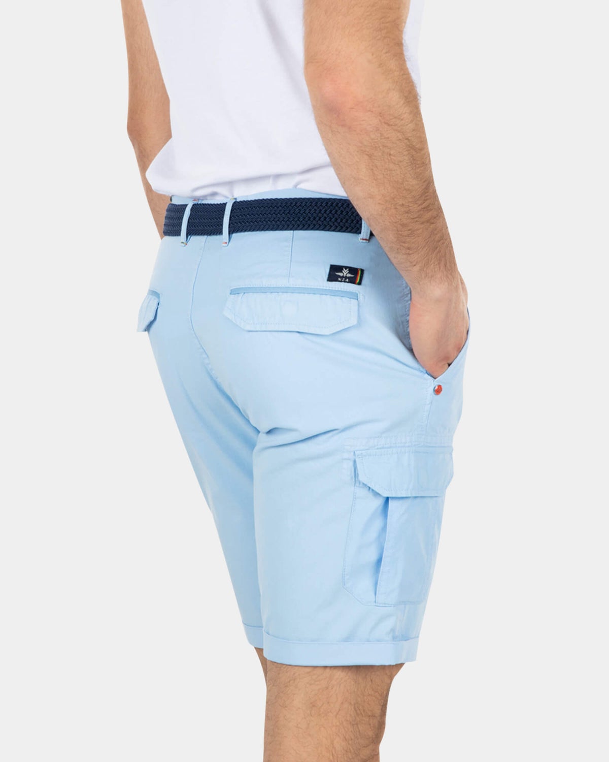 Robuste Cargo-Shorts aus Baumwolle - Bright Sky