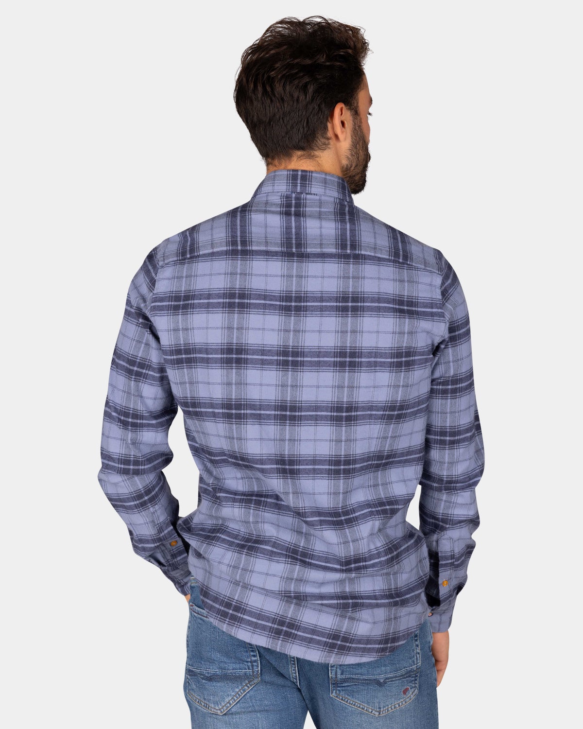 Camisa de franela en azul - Mineral Blue