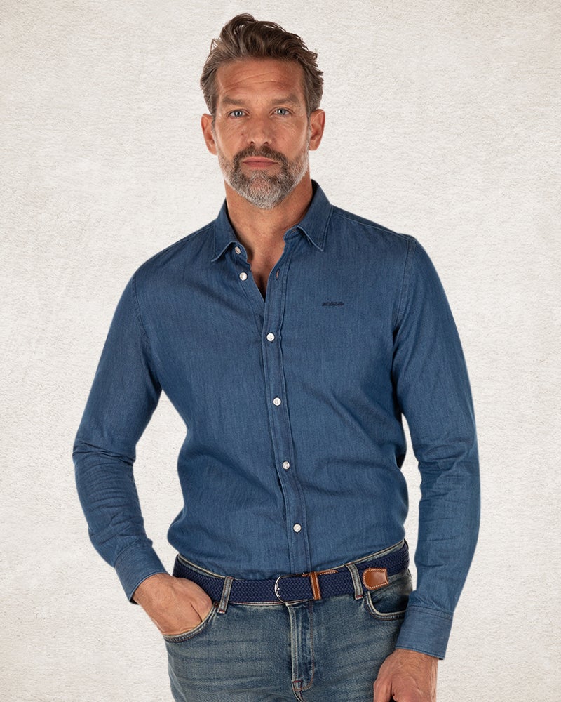 Chemise en jean de coton