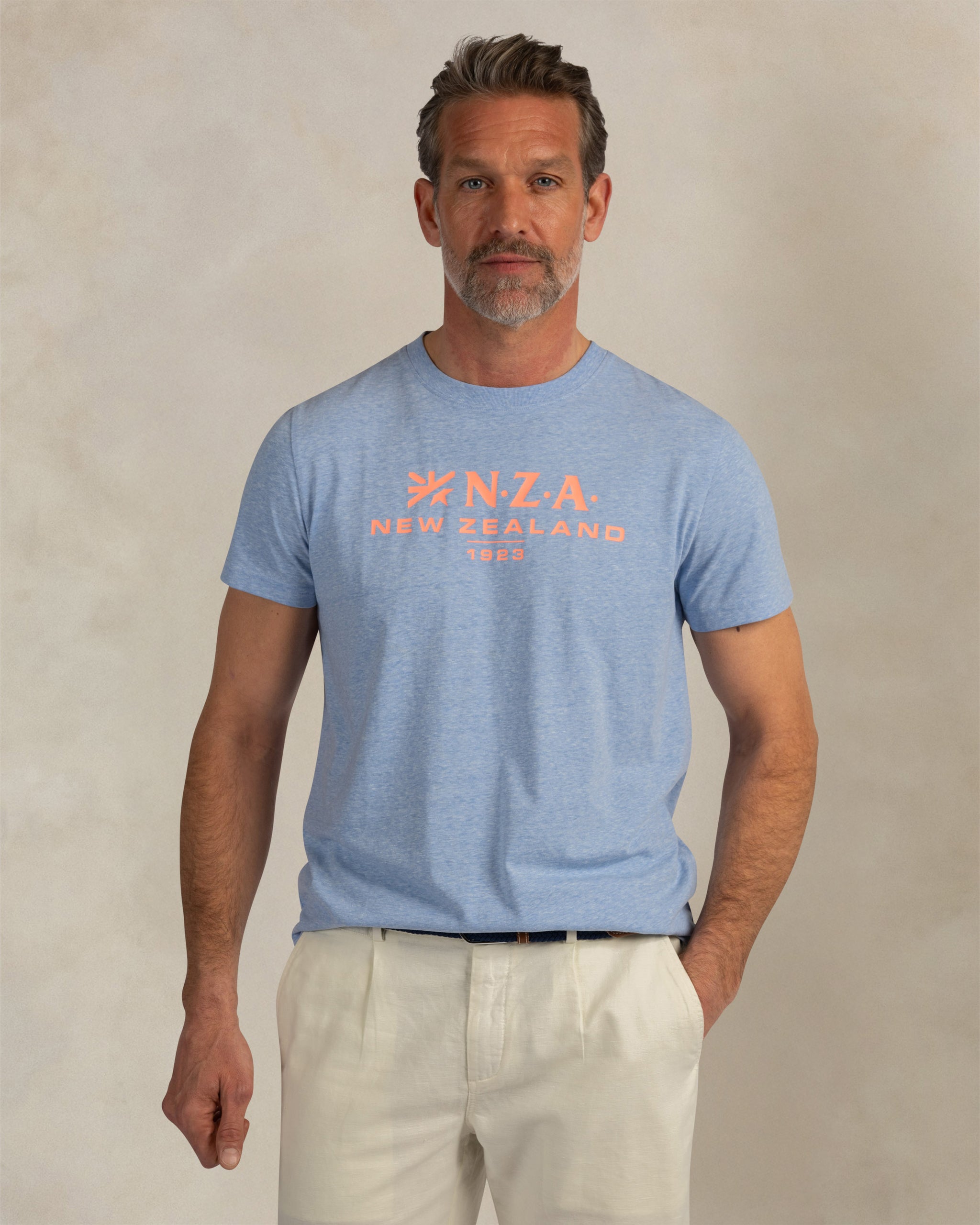 Lichtblauw logo t-shirt Lichtblauw logo t-shirt