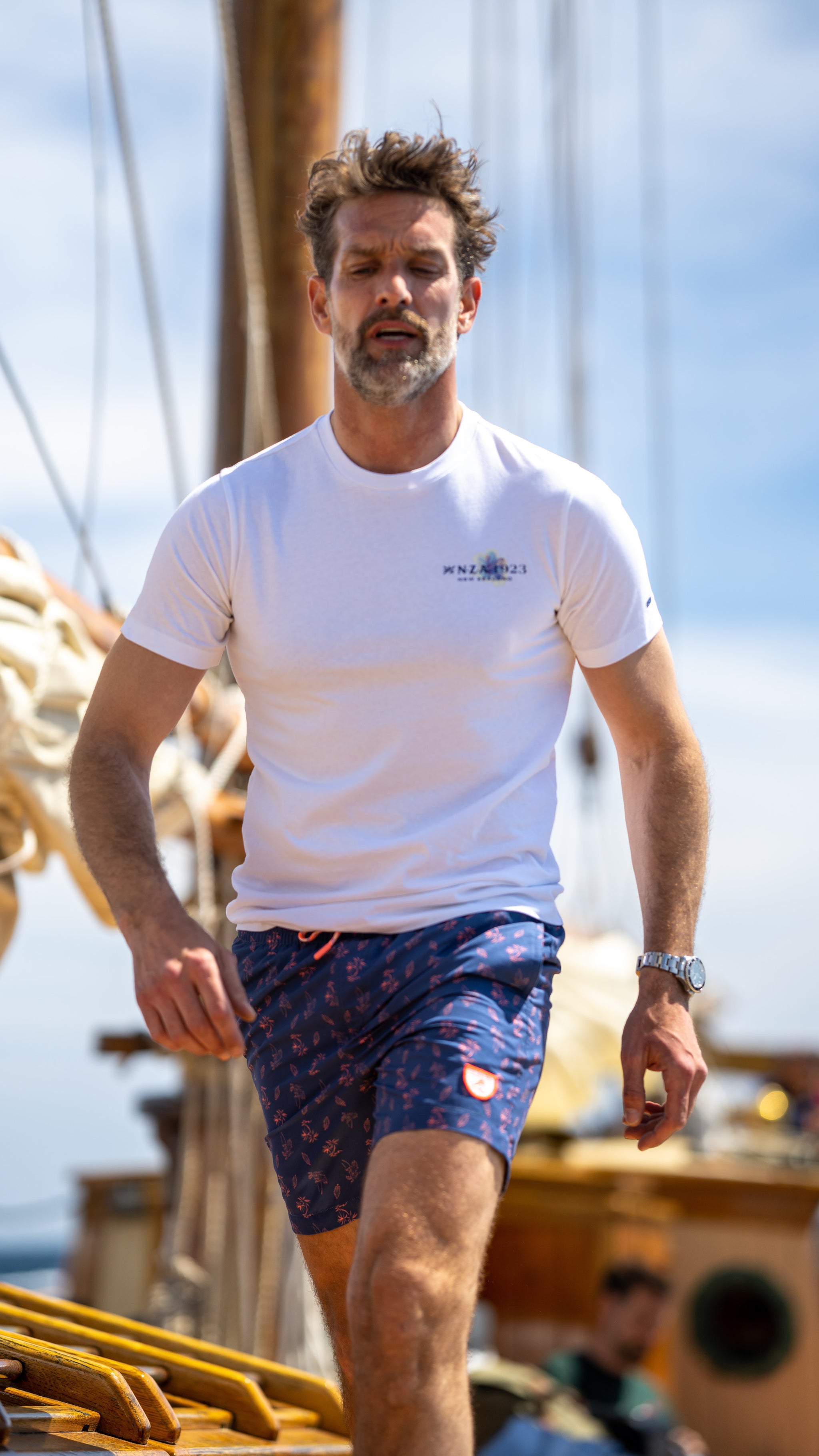 Printed swim shorts - Dusk Navy Printed swim shorts - Dusk Navy