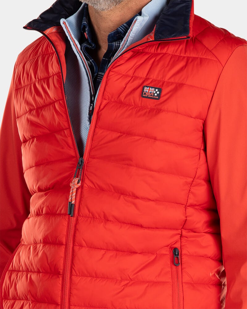 Veste matelassée avec softshell - Jacket Red Veste matelassée avec softshell - Jacket Red
