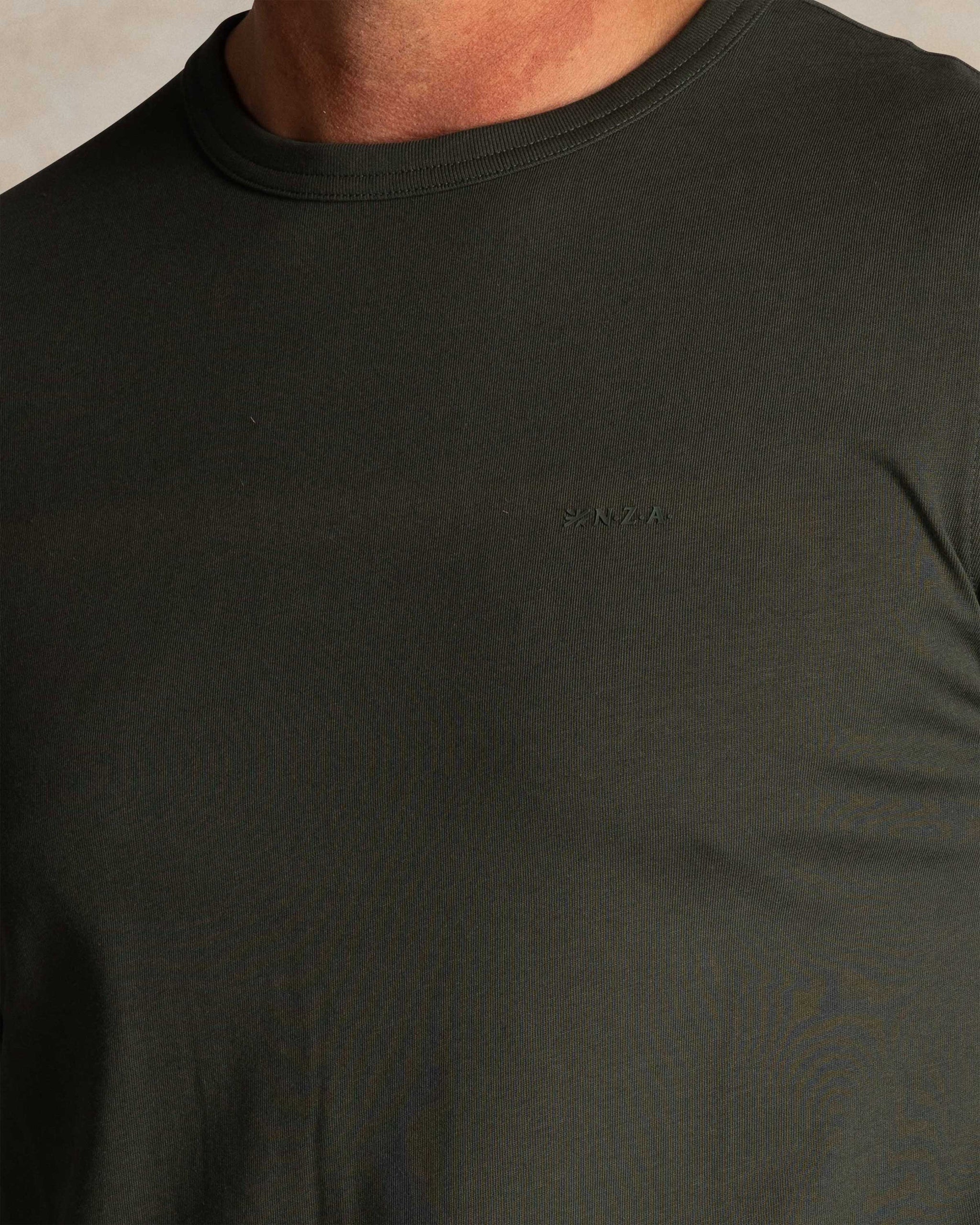 Groene katoenen longsleeve Groene katoenen longsleeve