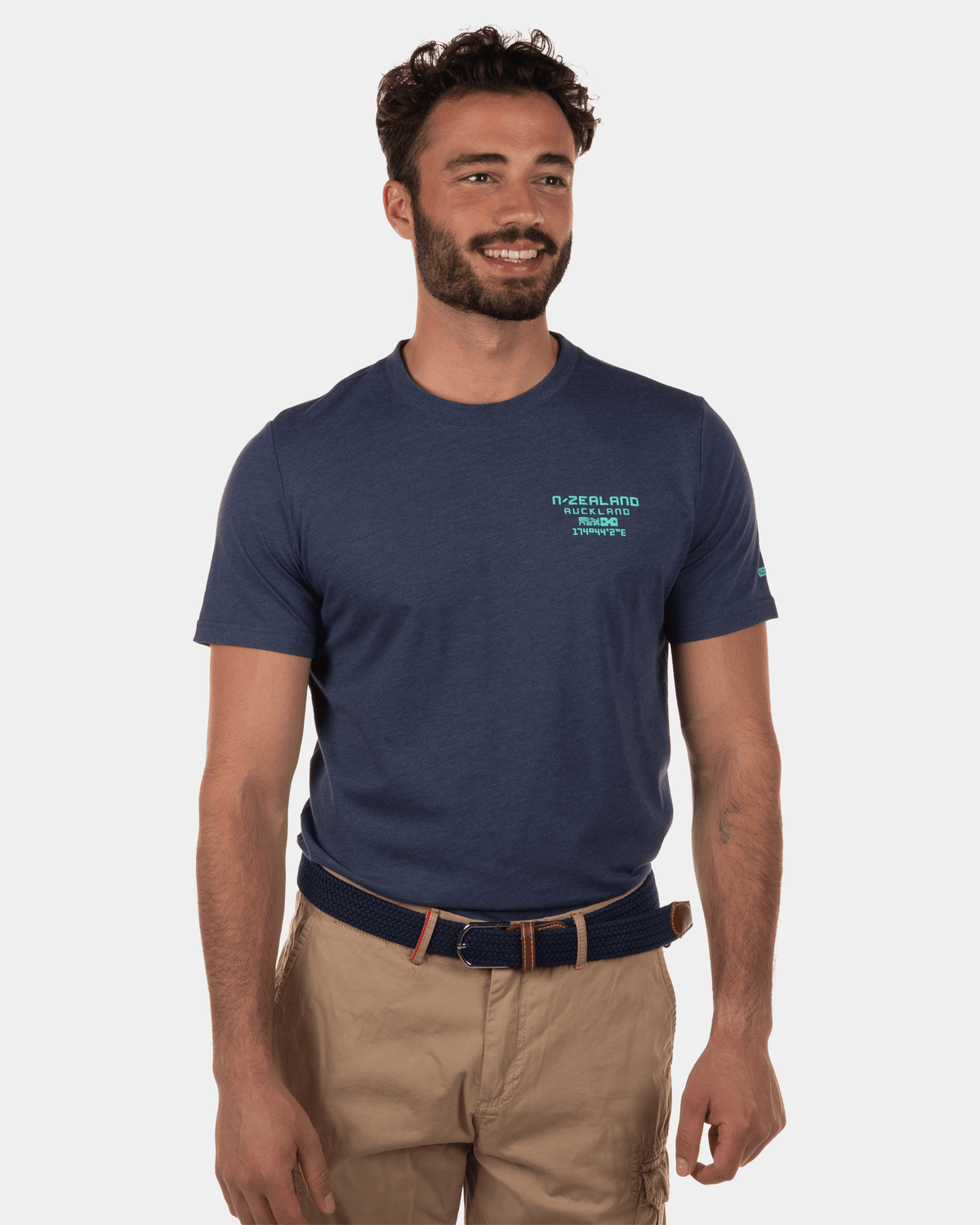 T-shirt Pouakai col rond - Kind Navy