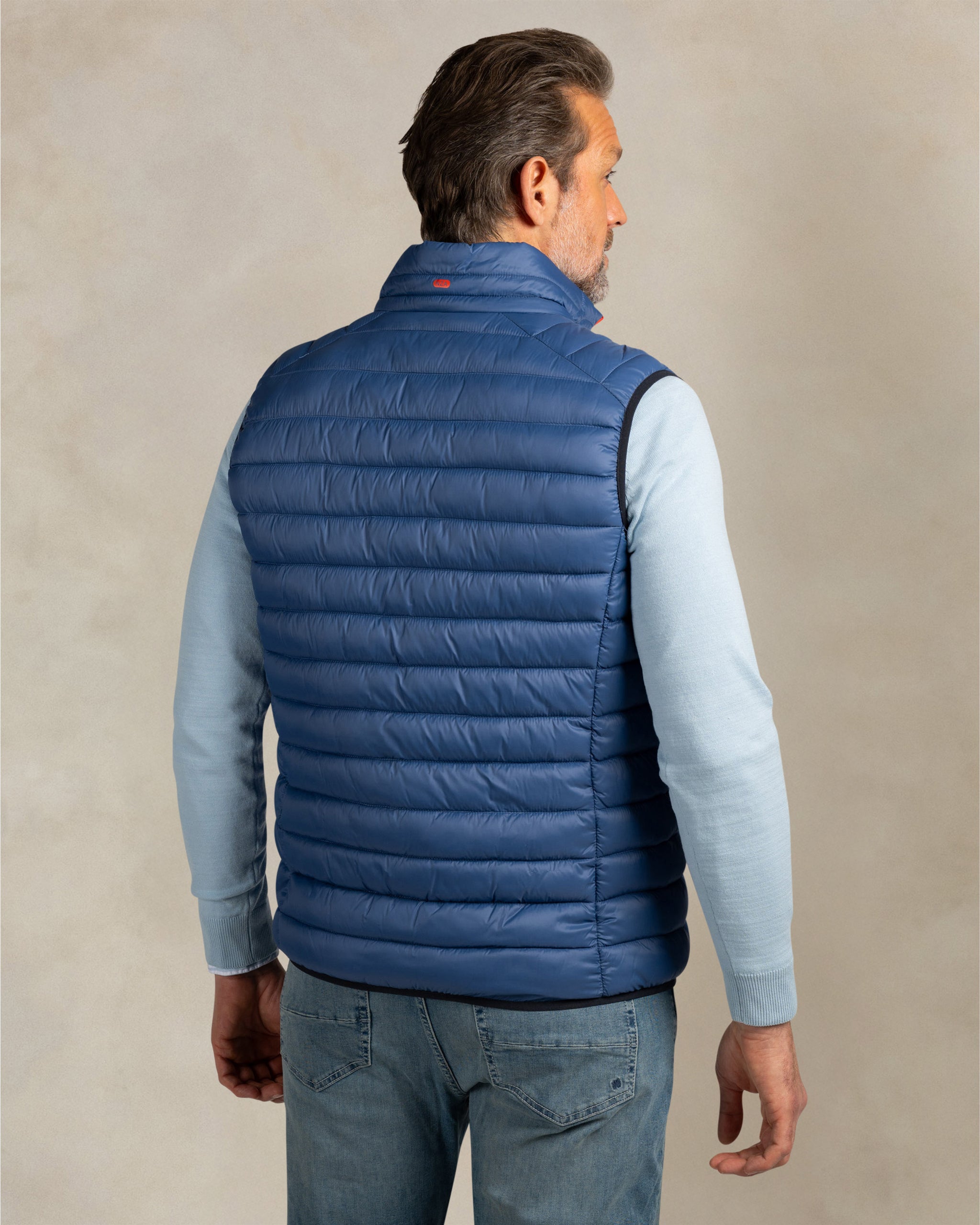 Bleu bodywarmer matelassé Bleu bodywarmer matelassé