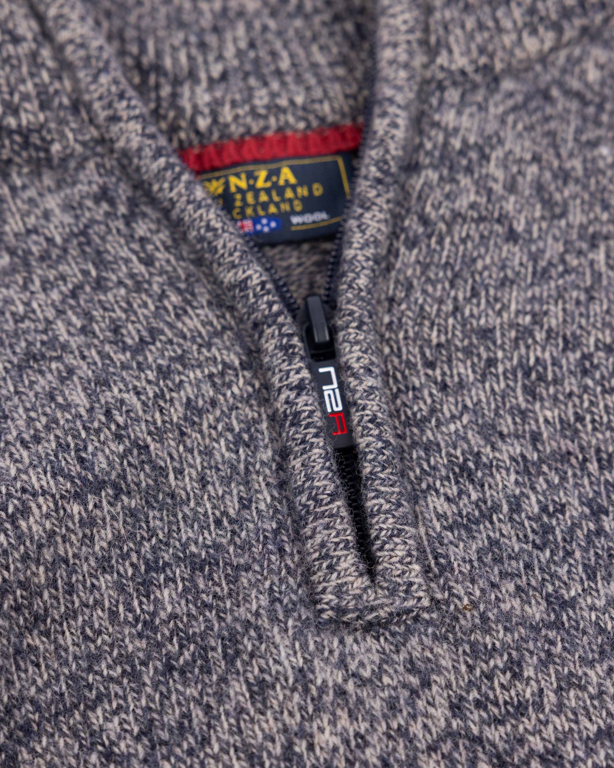 Blue wool half zip sweater Blue wool half zip sweater