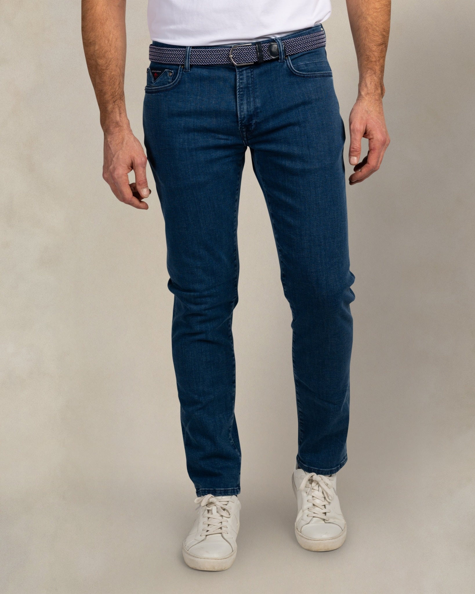 Auckland stretch 5-pocket medium wash jeans Auckland stretch 5-pocket medium wash jeans