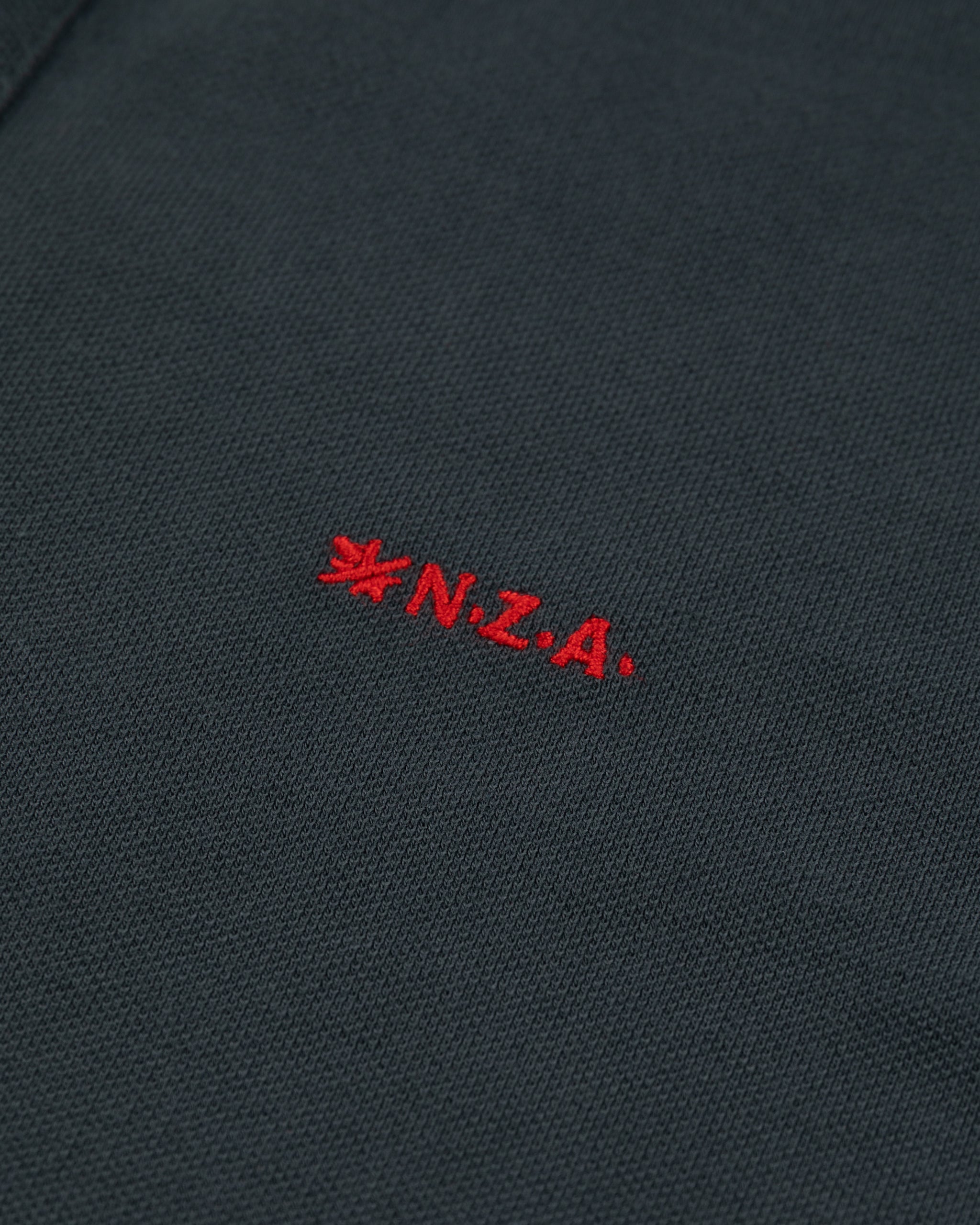 NZA Heritage cotton polo shirt - Green Grey NZA Heritage cotton polo shirt - Green Grey