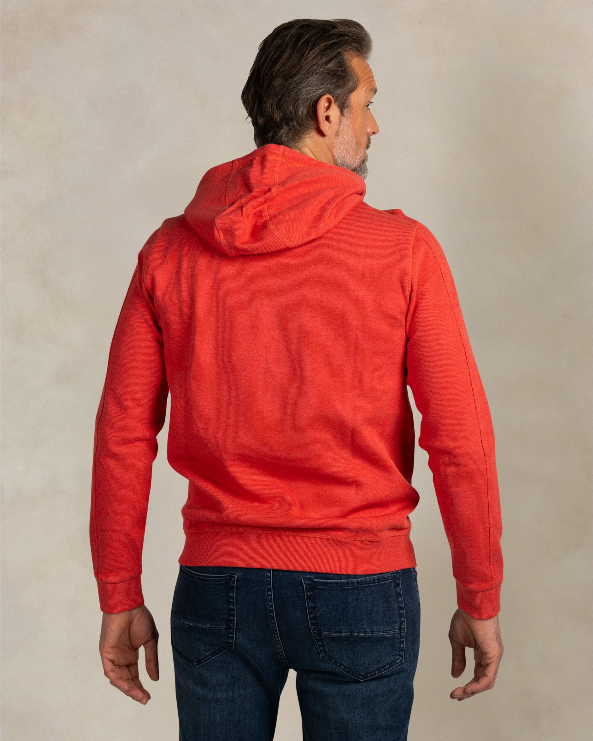 Sweat à capuche en coton rouge Sweat à capuche en coton rouge