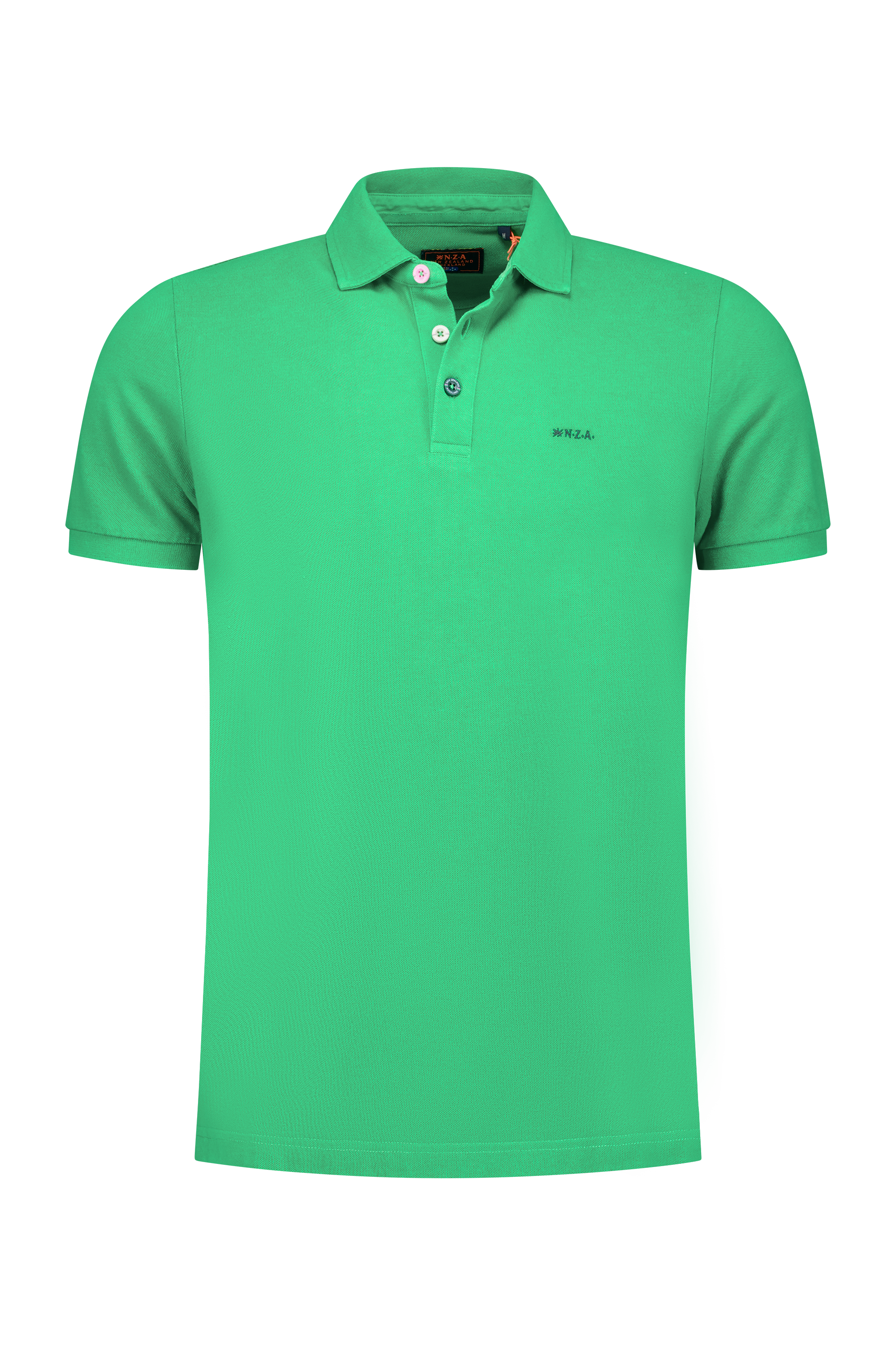 Plain cotton poloshirt - Fresh  Green Plain cotton poloshirt - Fresh  Green