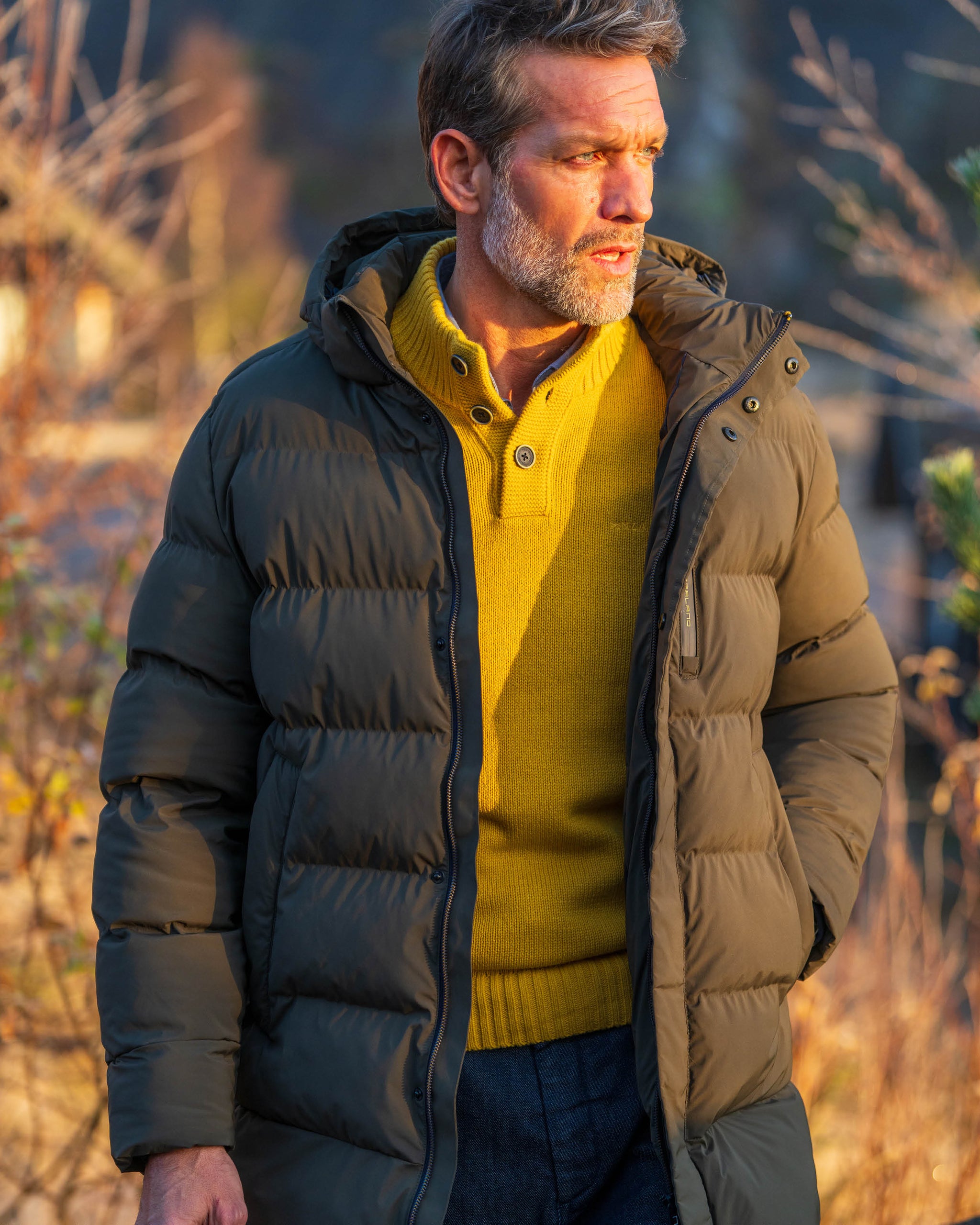 Veste matelassée verte Veste matelassée verte