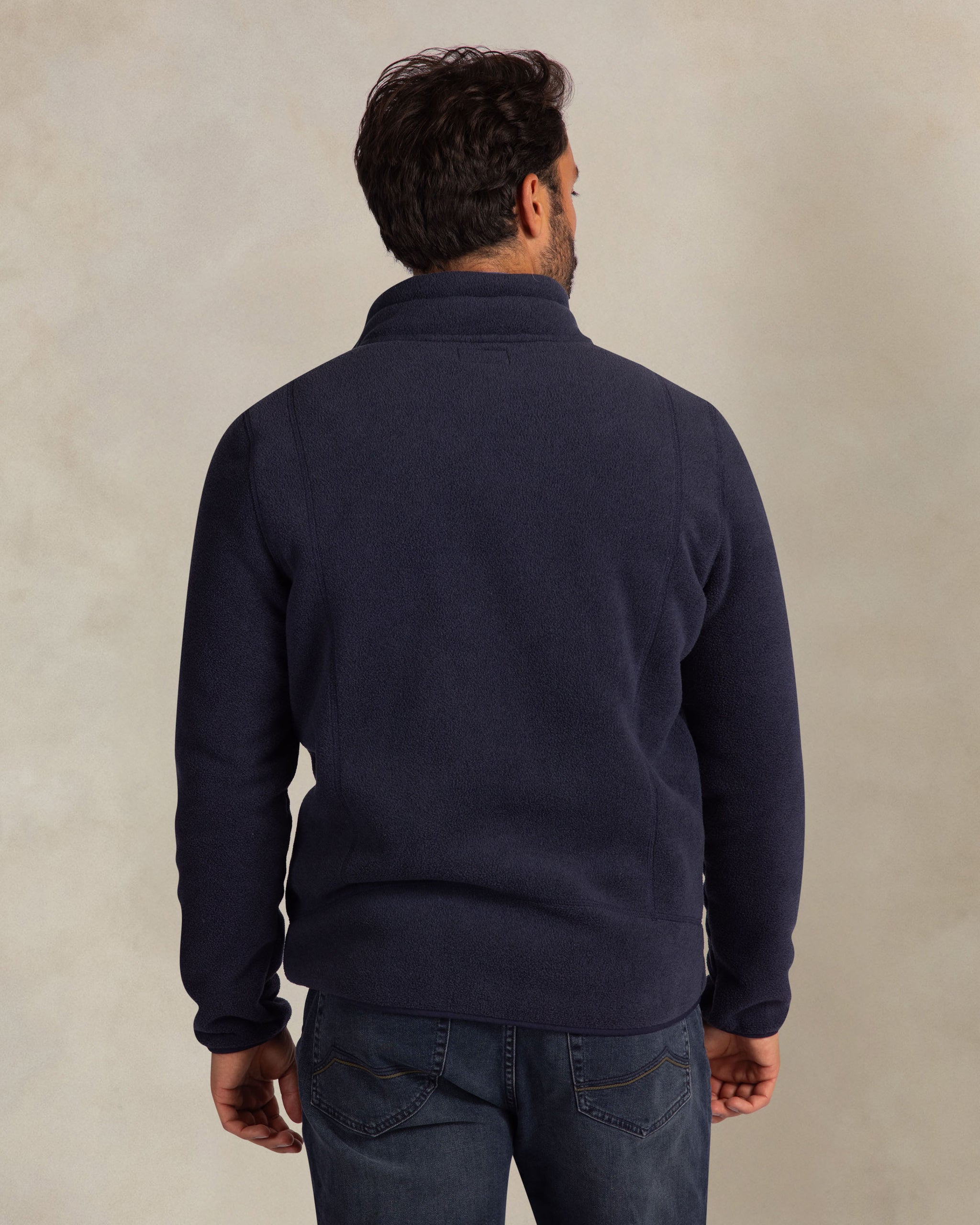 Dark blue teddy fleece vest Dark blue teddy fleece vest