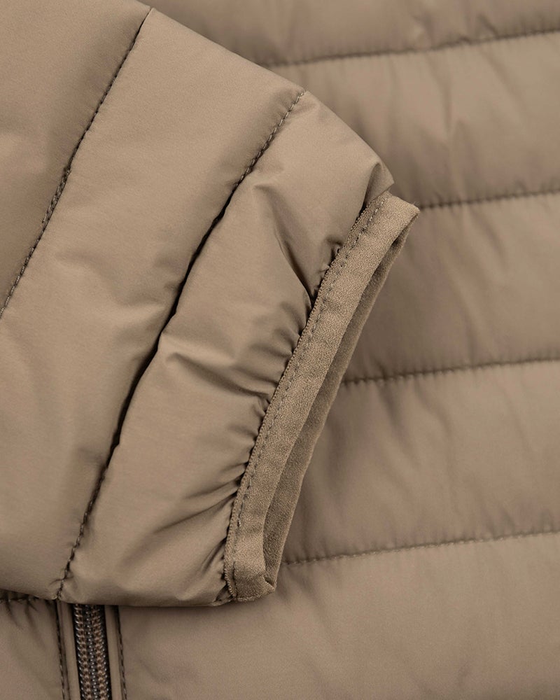 Chaqueta de invierno acolchada de color liso - Army Ground Chaqueta de invierno acolchada de color liso - Army Ground