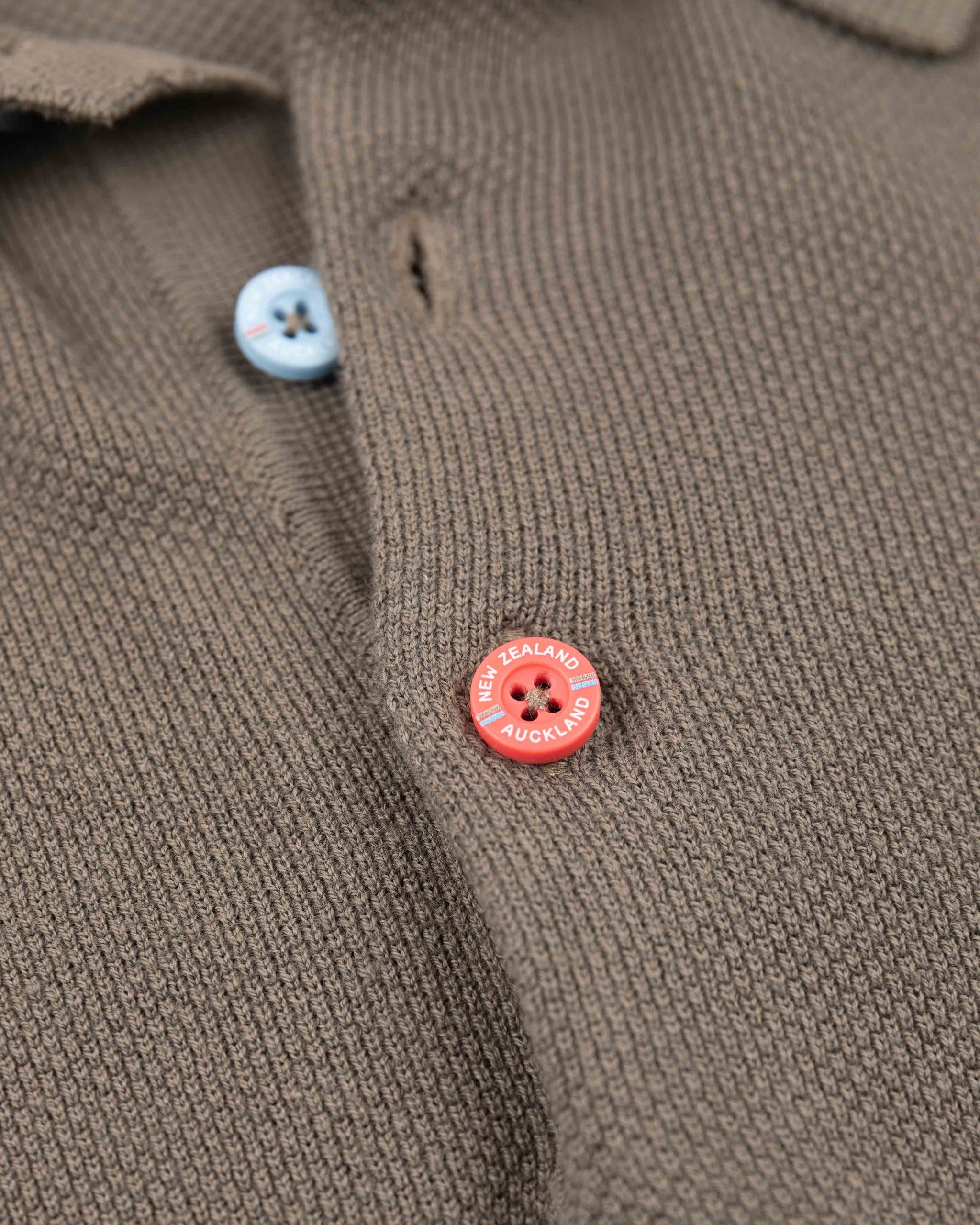 Effen polo met korte mouw - Misty Army Effen polo met korte mouw - Misty Army