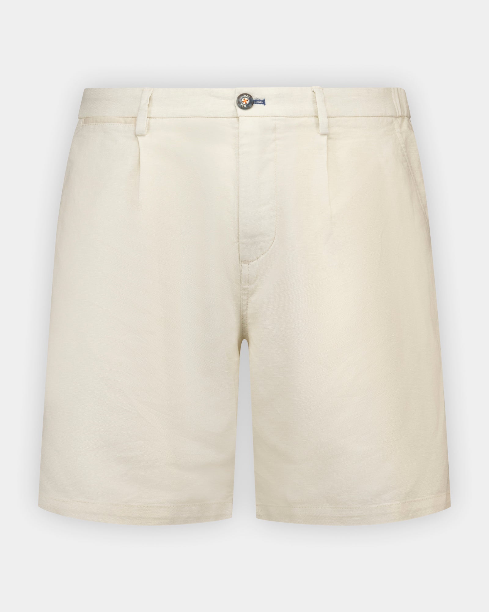 Short chino en lin mélangé écru Short chino en lin mélangé écru