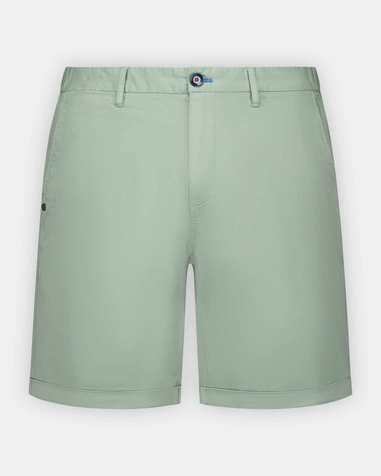 Hellgrüne Stretch-Baumwoll-Chino-Shorts Hellgrüne Stretch-Baumwoll-Chino-Shorts