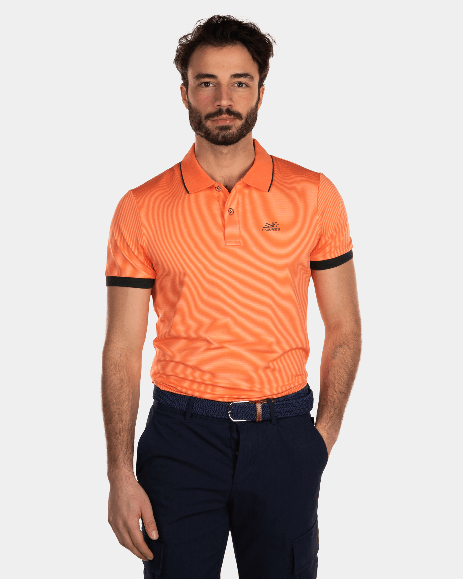 Polo Stretch Orange - Burned Orange Polo Stretch Orange - Burned Orange