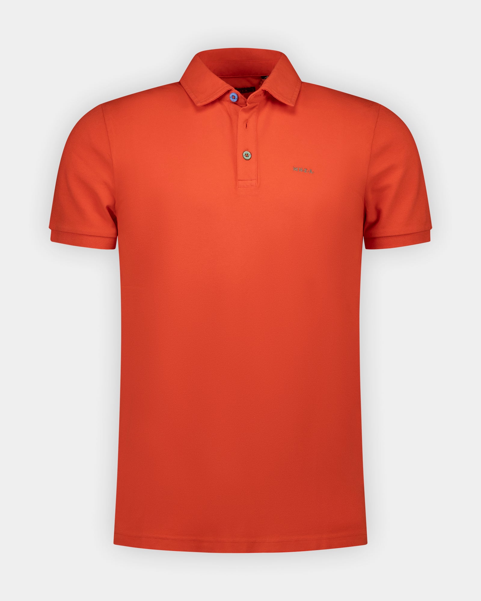 Polo rojo de algodón elástico Polo rojo de algodón elástico