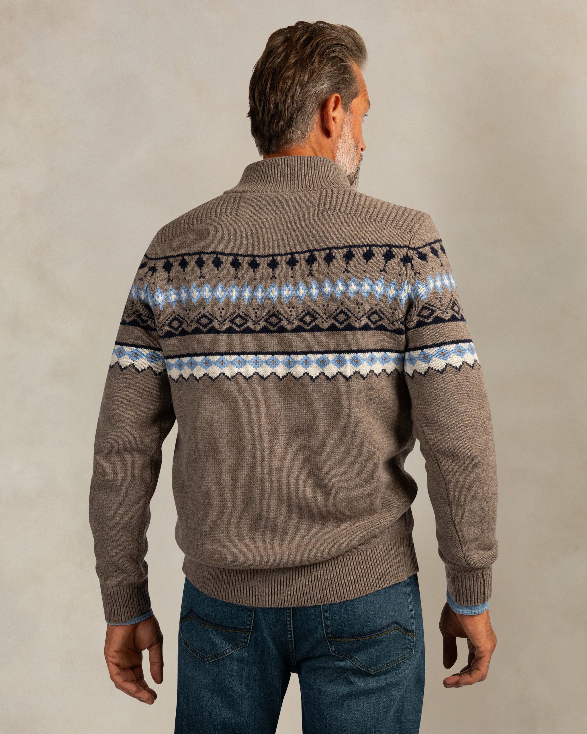 Brown Nordic knit Brown Nordic knit