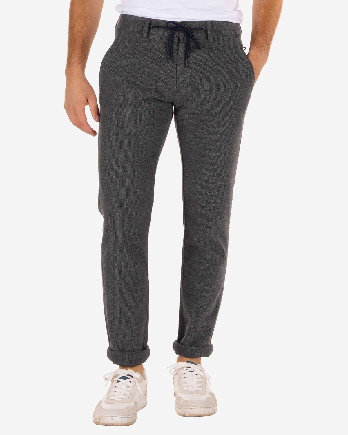 Les pantalons de survêtement Napier Relaxed Plain - Concrete Grey