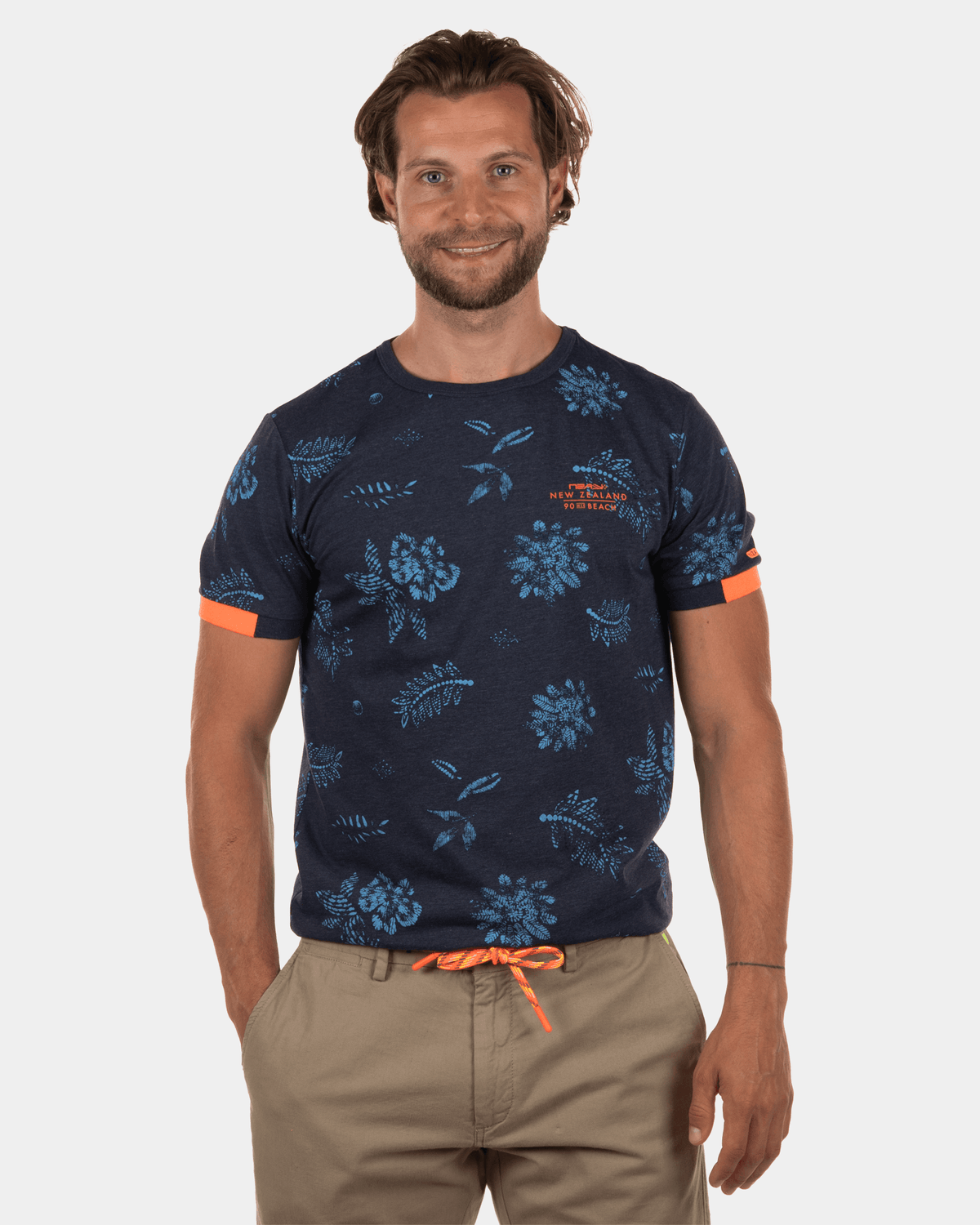 T-shirt Kokopunui avec imprimé - Dutch Navy