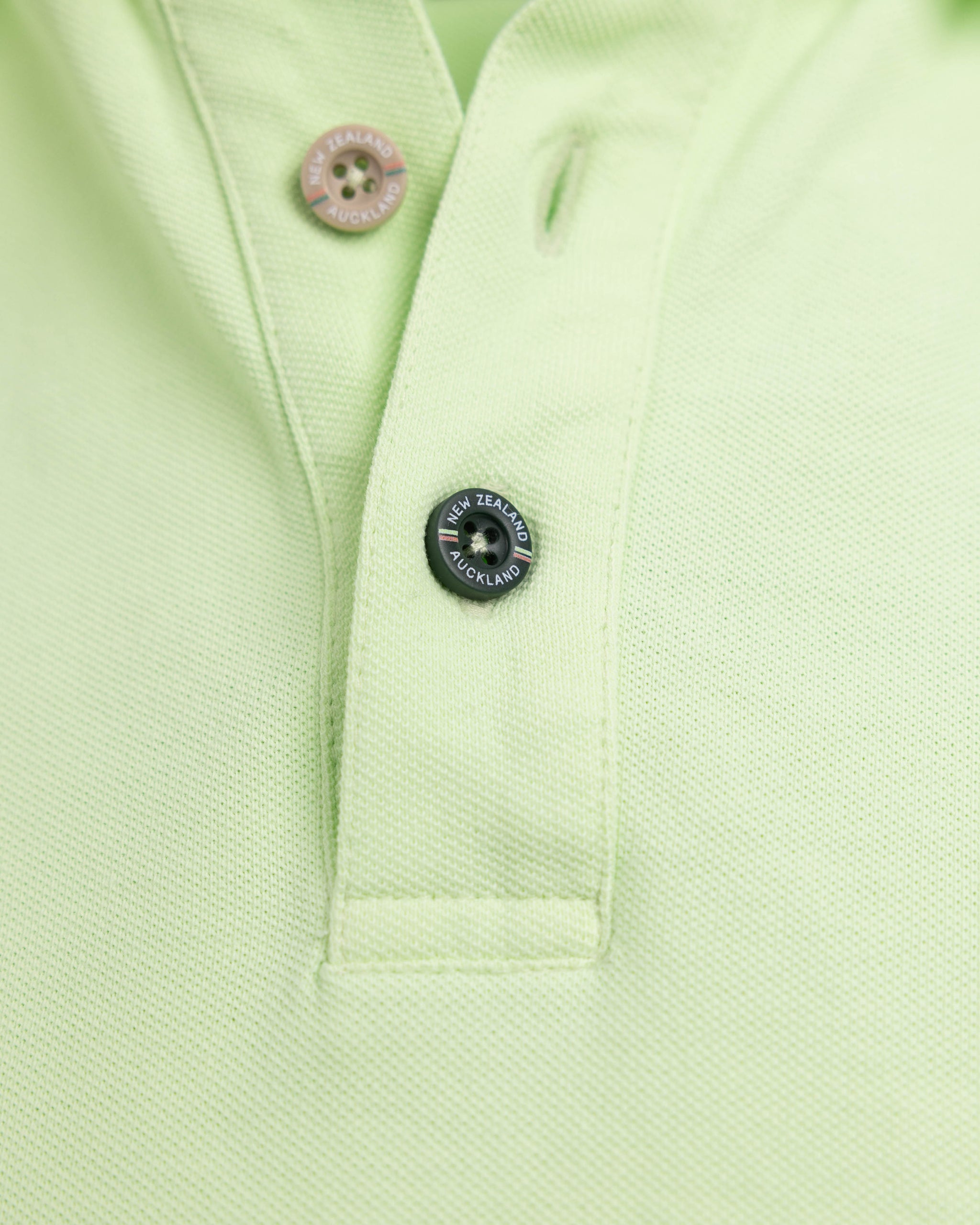 Effen katoenen mintgroene polo Effen katoenen mintgroene polo