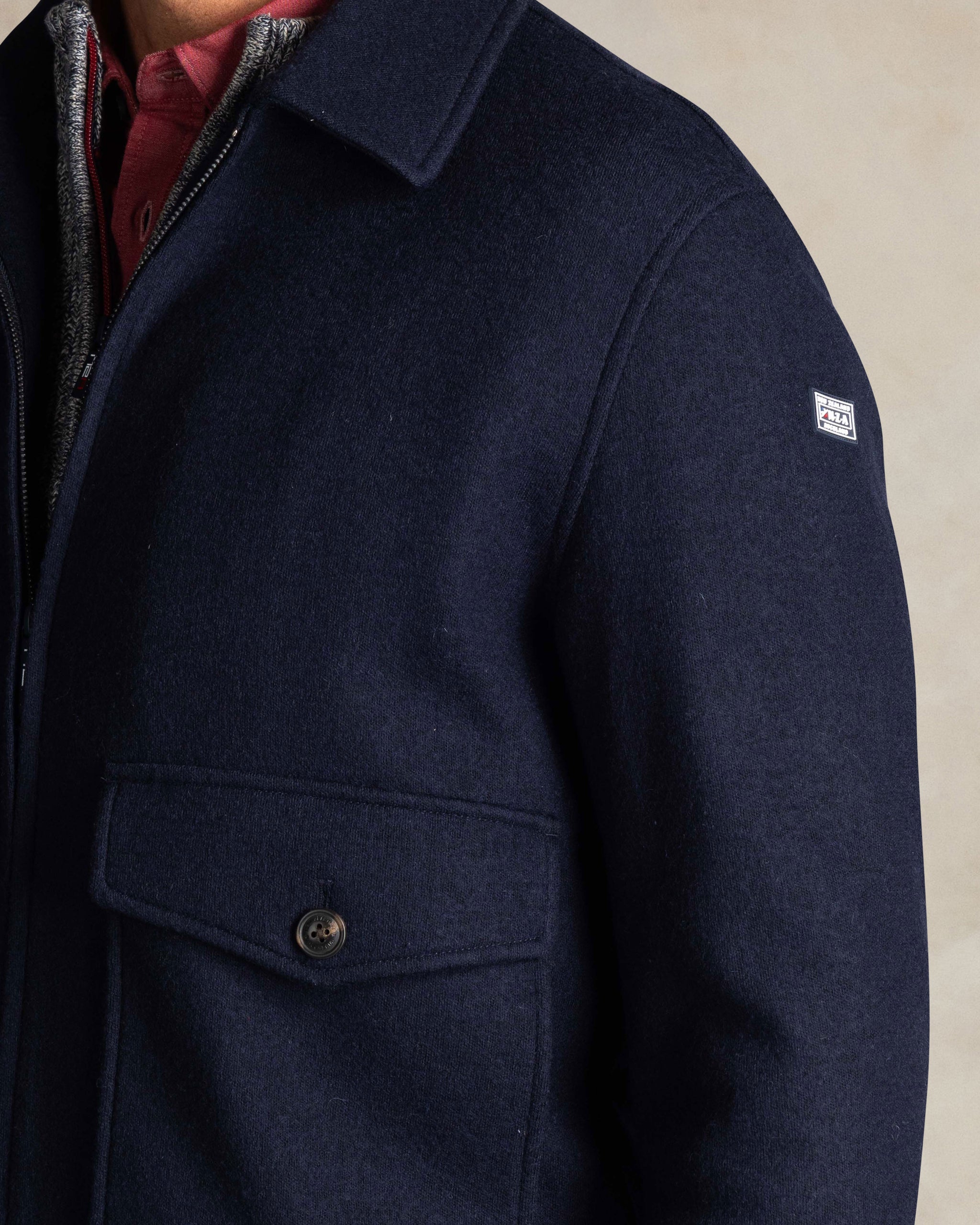 Manteau en laine bleu Manteau en laine bleu