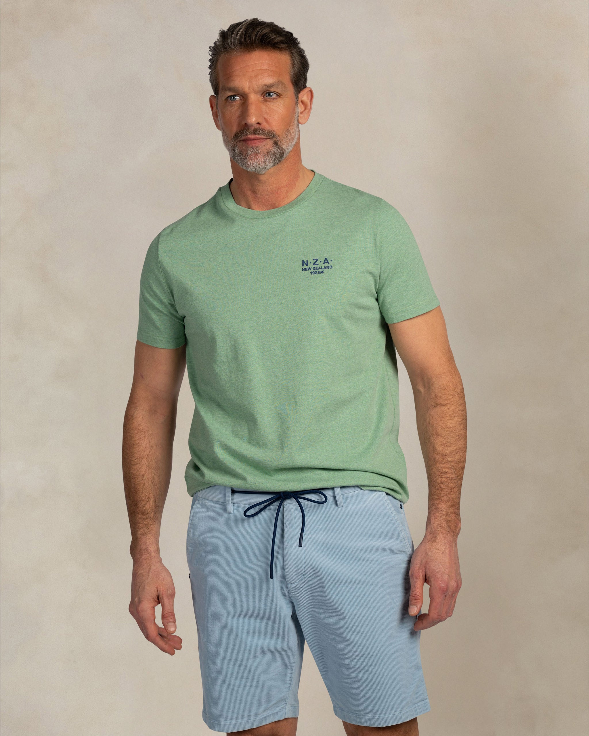 Lichtgroen 100% katoenen t-shirt Lichtgroen 100% katoenen t-shirt