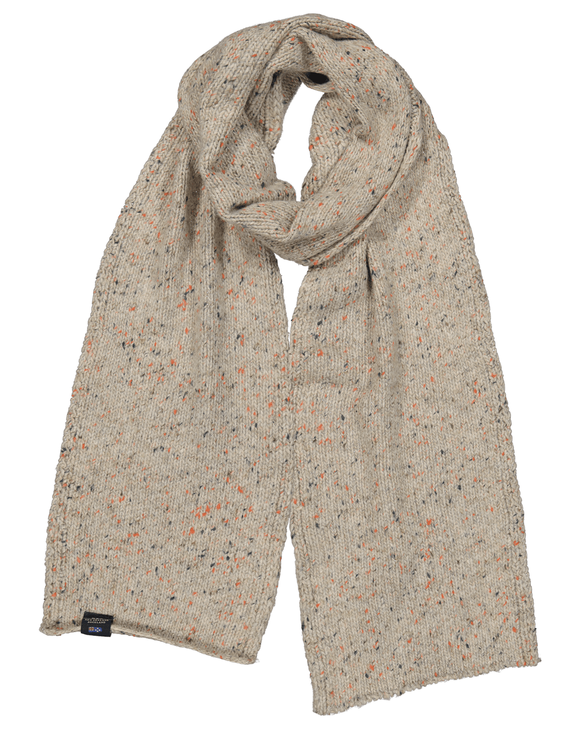 Knitted solid coloured scarf - Sahara Sand