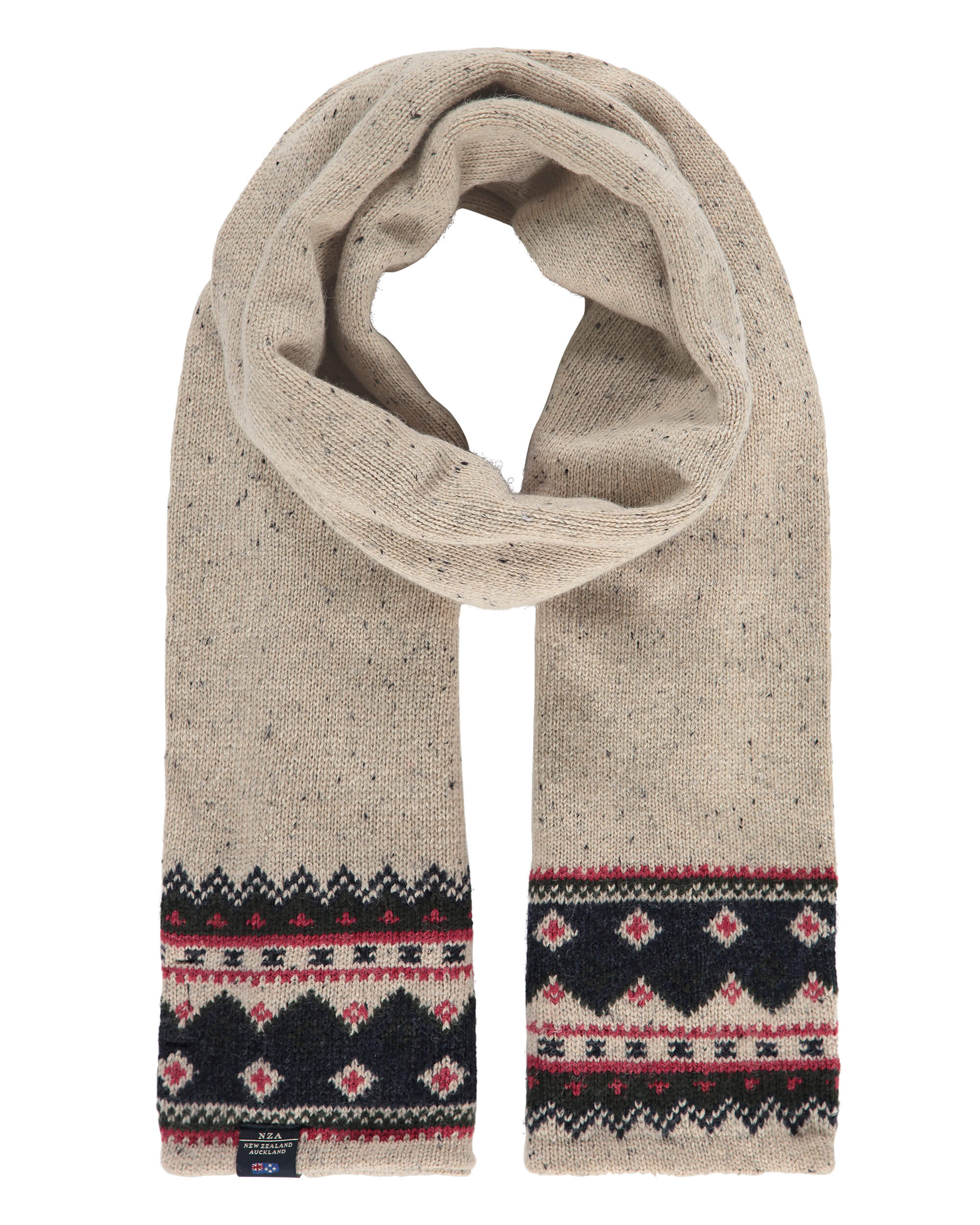 Gebreide sjaal Otere - Dusty Ecru Gebreide sjaal Otere - Dusty Ecru