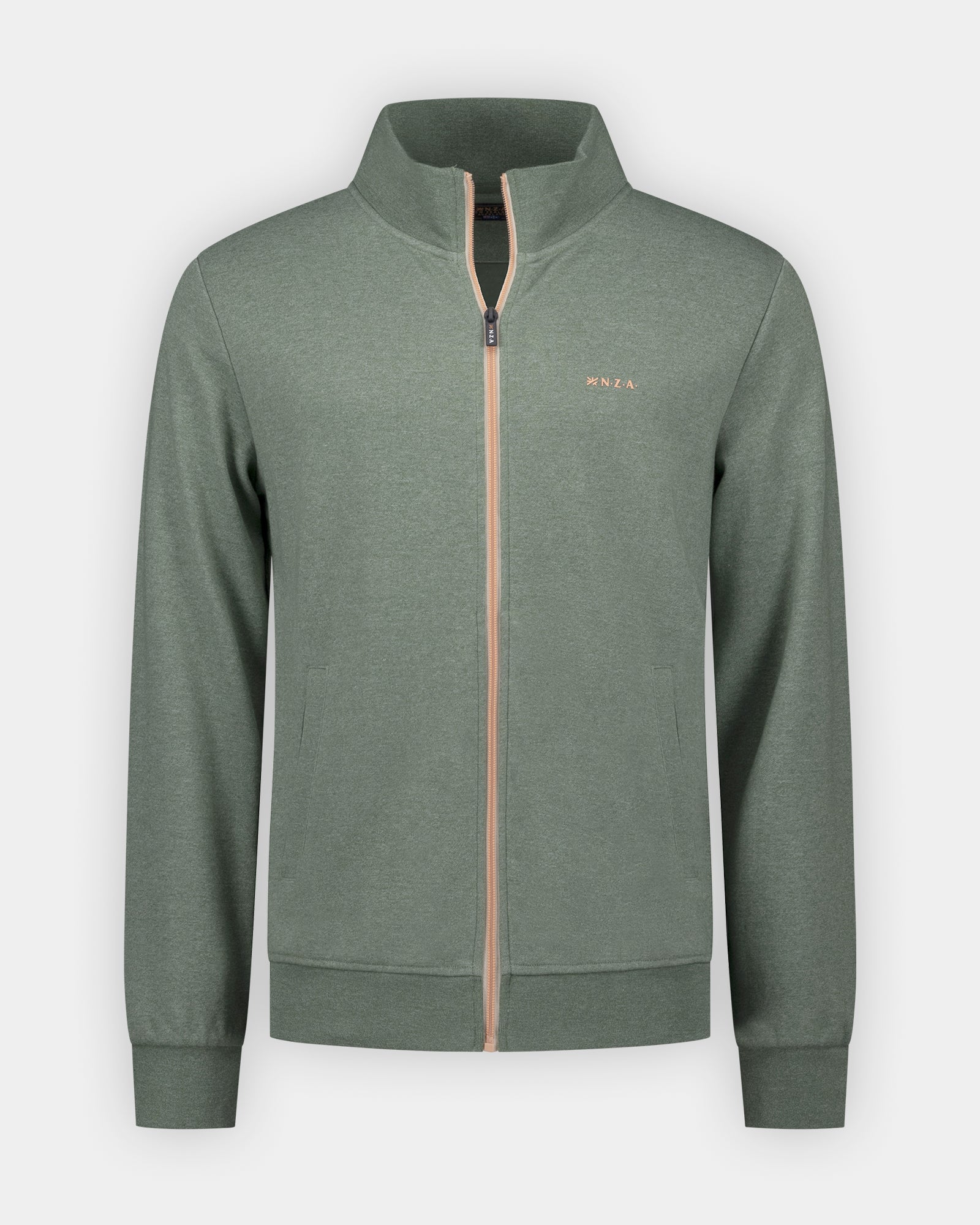 Groene katoenen sweat vest Groene katoenen sweat vest