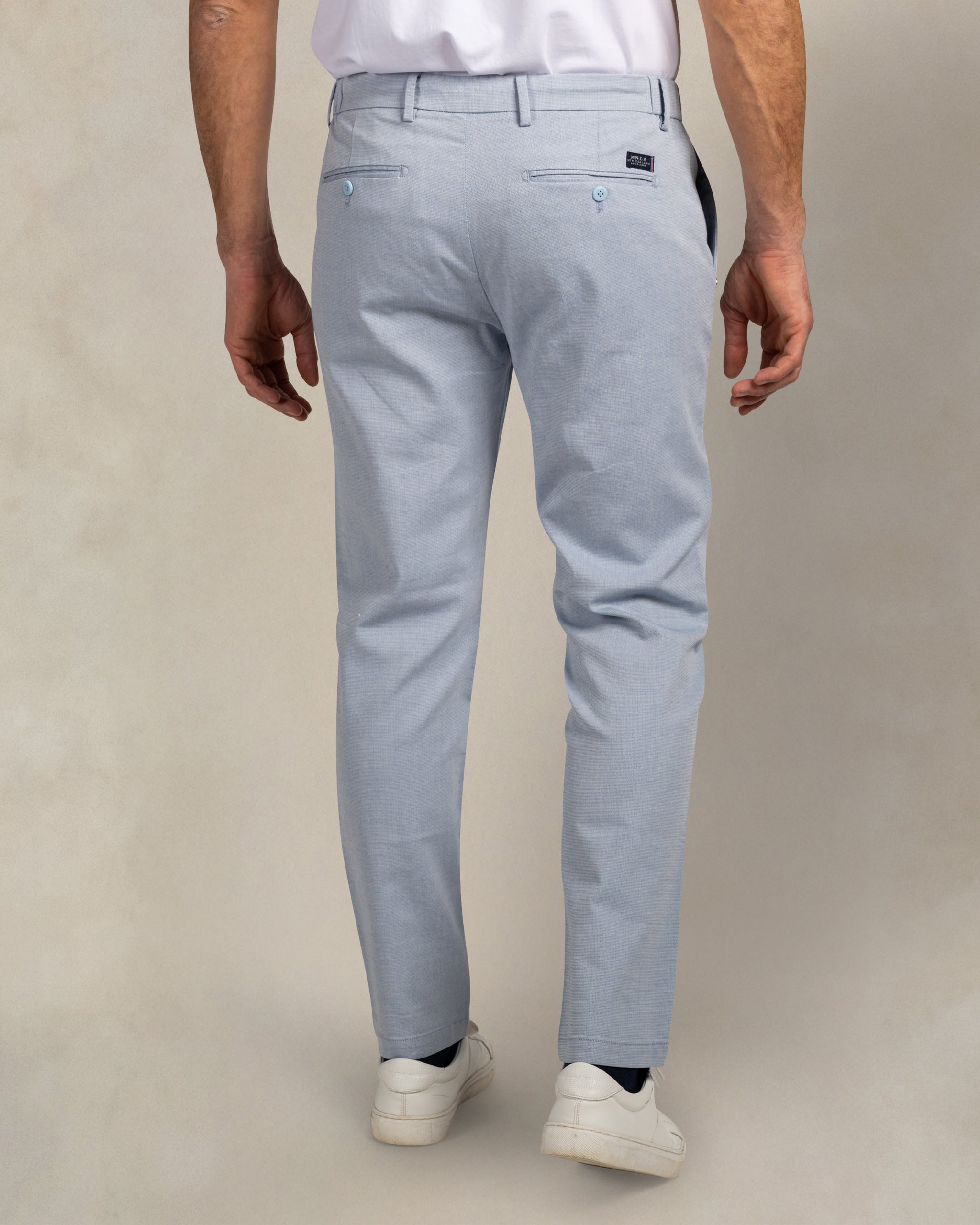 Napier blaue Baumwoll-Stretchhose Napier blaue Baumwoll-Stretchhose