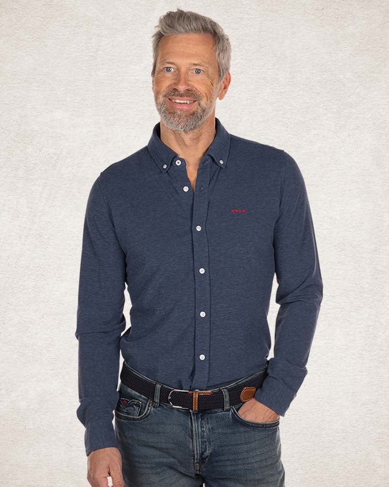 Blue cotton plain shirt - Bright Water Blue Blue cotton plain shirt - Bright Water Blue