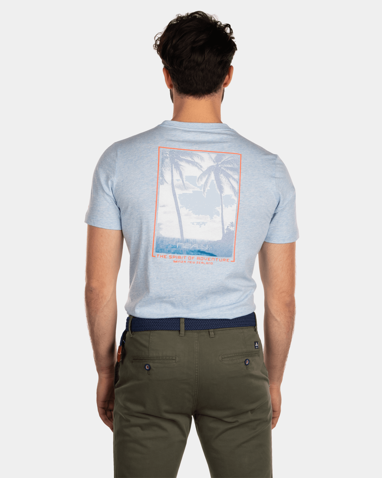 Cotton t-shirt with print - Bright Sky Cotton t-shirt with print - Bright Sky