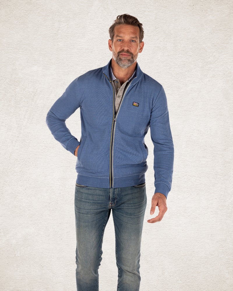 Sweat-vest Lead Blue Sweat-vest Lead Blue