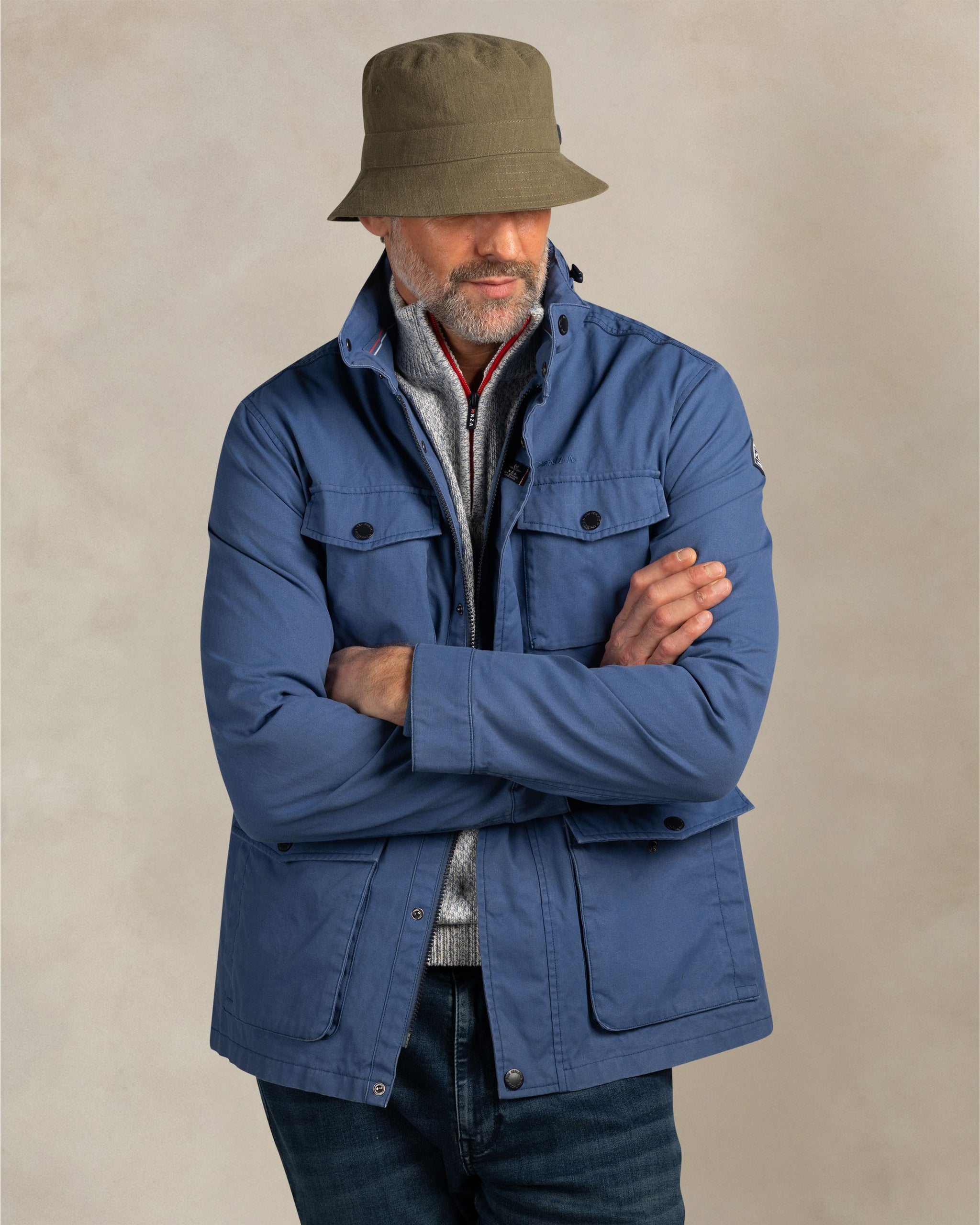 Chapeau bob vert en lin 100% Chapeau bob vert en lin 100%