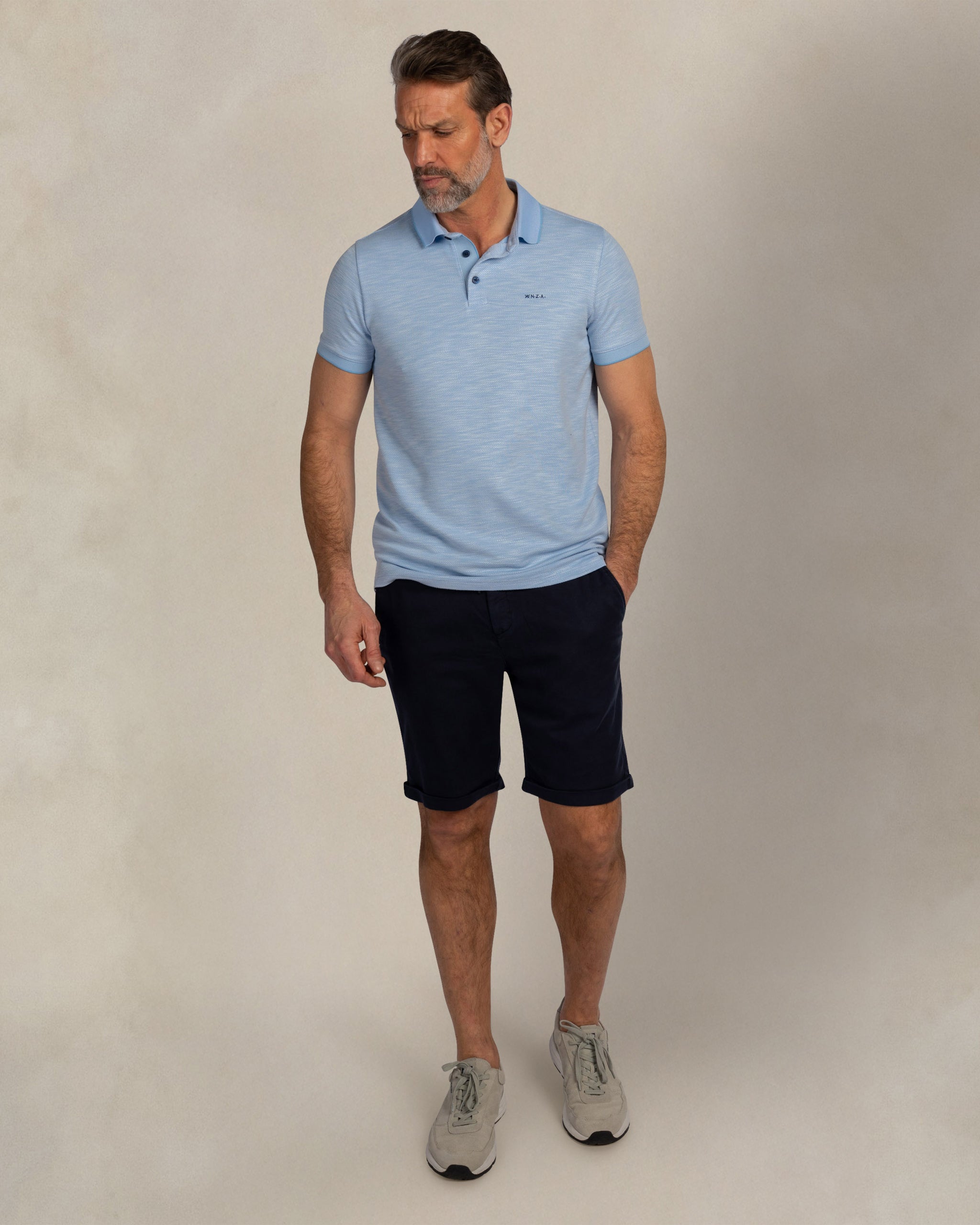 Polo azul claro Polo azul claro