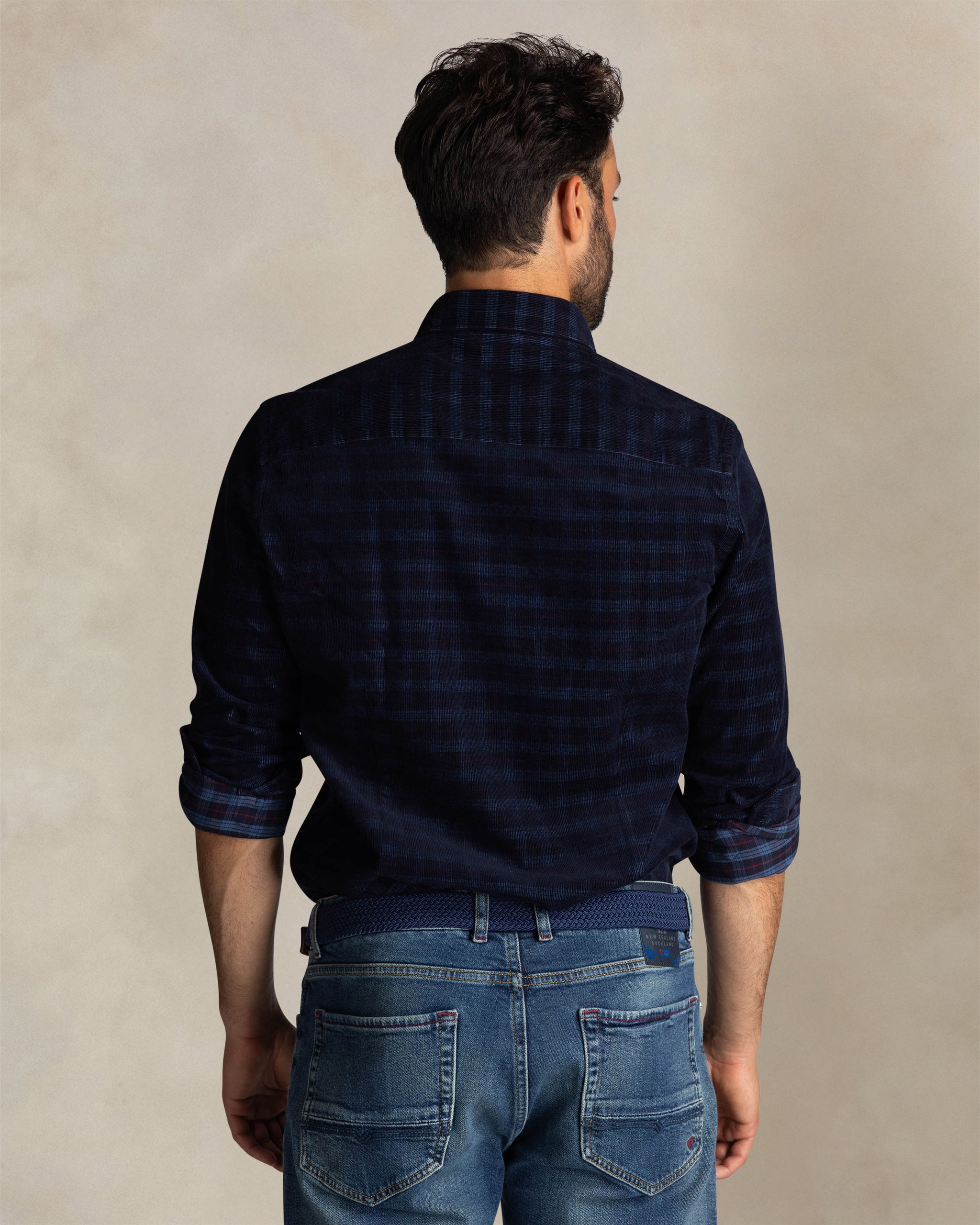 Blue cotton shirt Blue cotton shirt