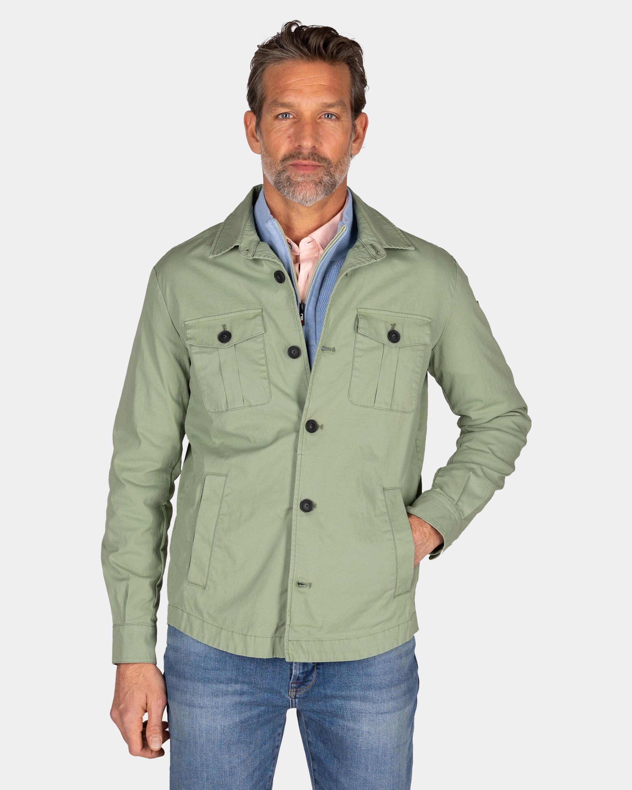 Light green overshirt Light green overshirt