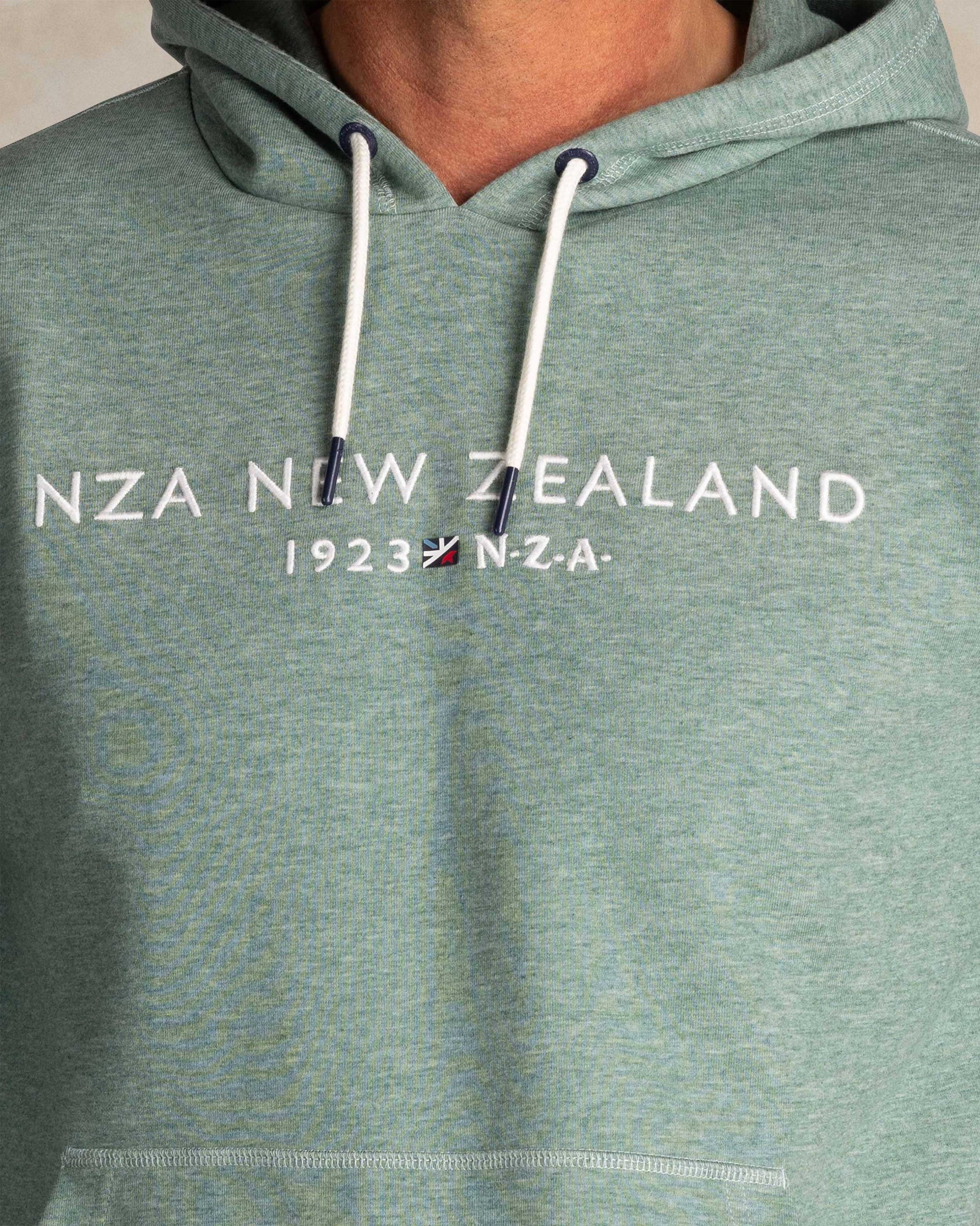 Green hoodie with embroidery Green hoodie with embroidery