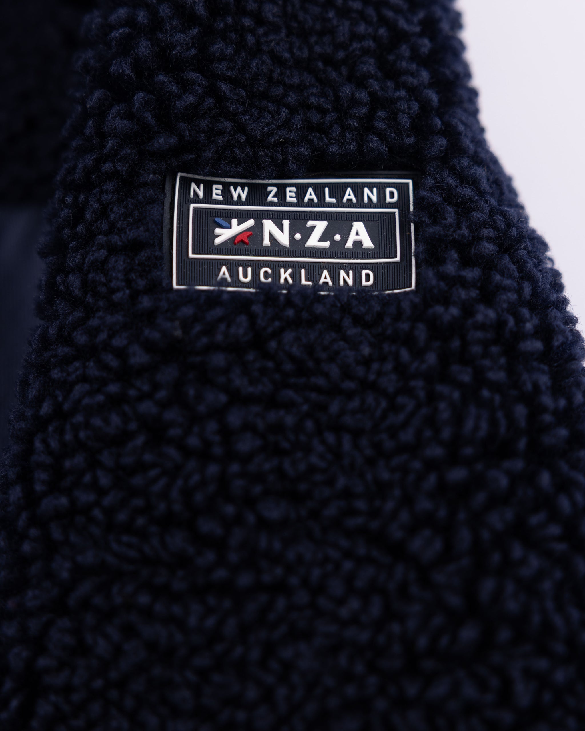 Blauwe fleece vest Blauwe fleece vest