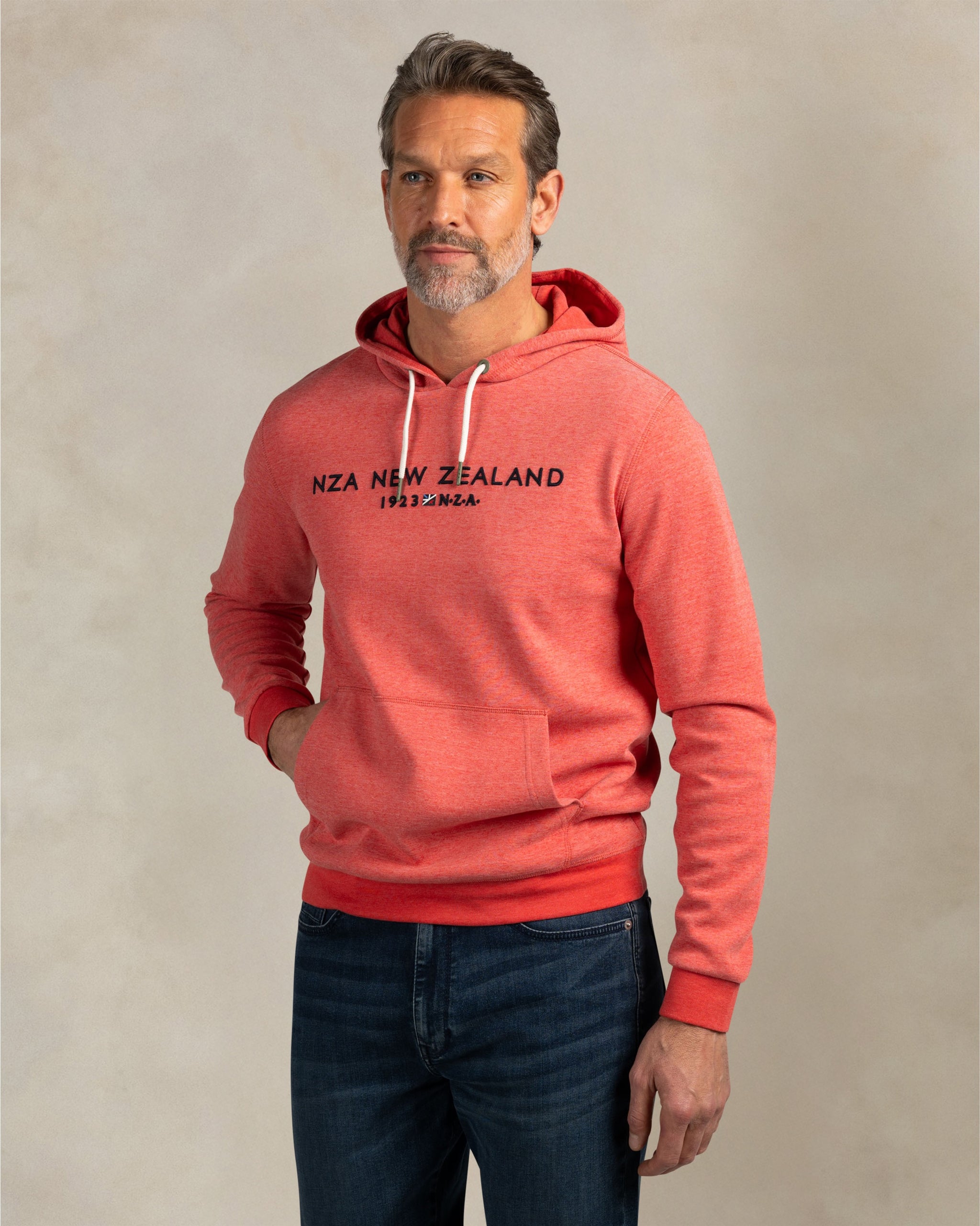 Rode katoenen hoodie Rode katoenen hoodie