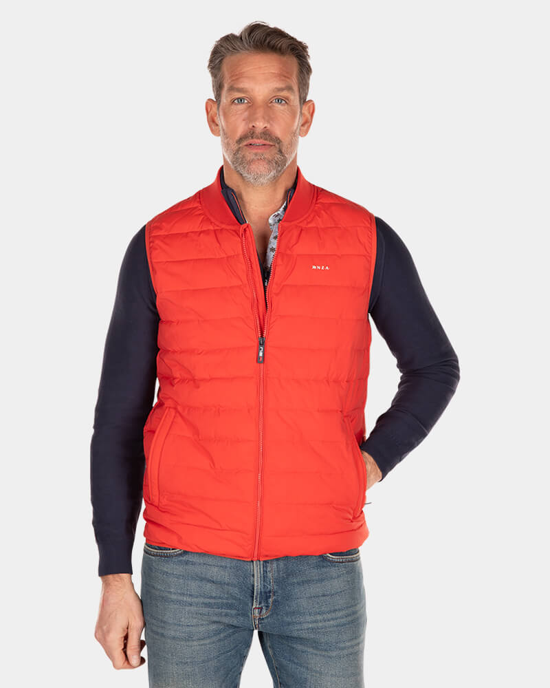 Solid coloured vest - Jacket Red