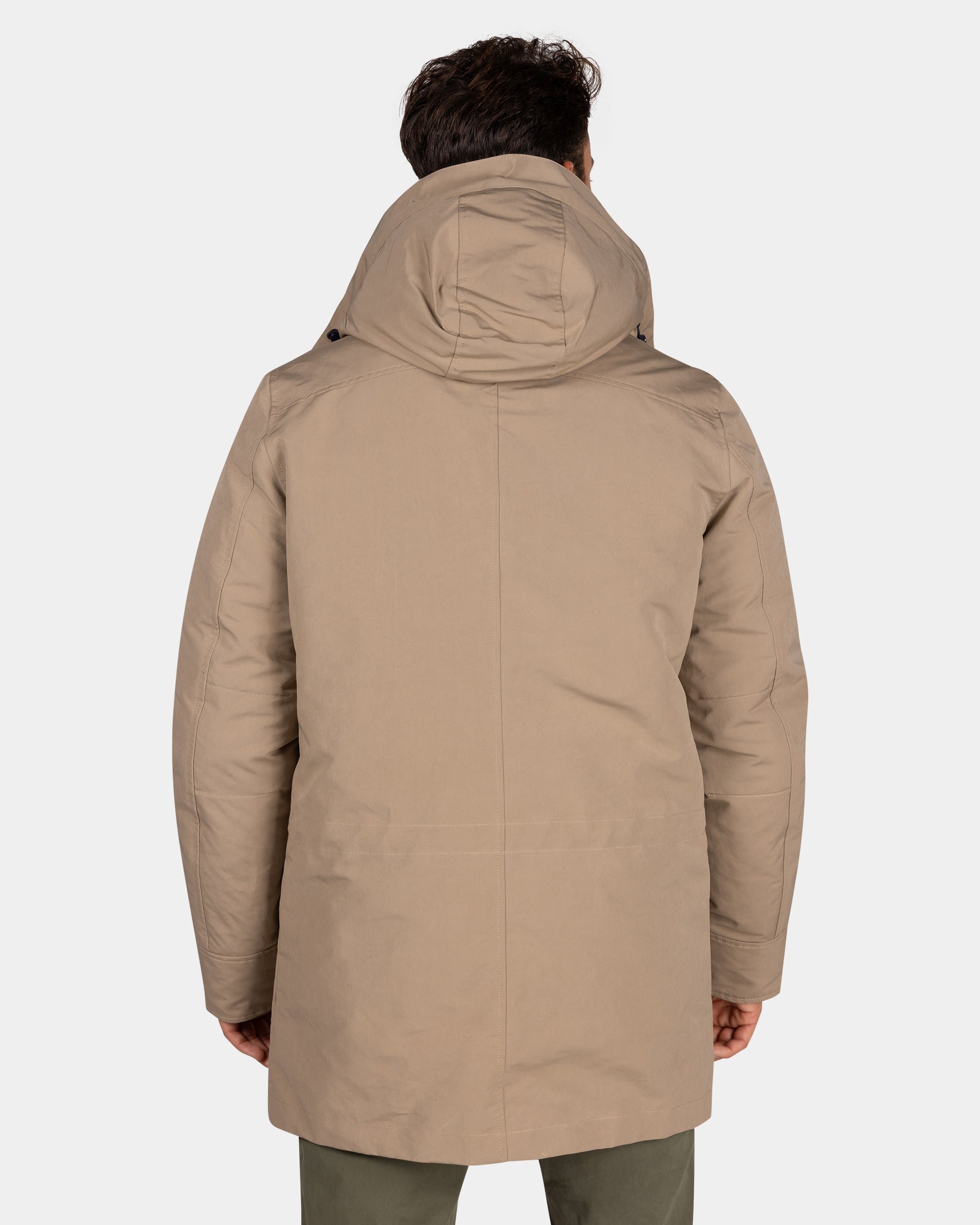 Parka acolchada de color marrón claro - Chestnut Parka acolchada de color marrón claro - Chestnut