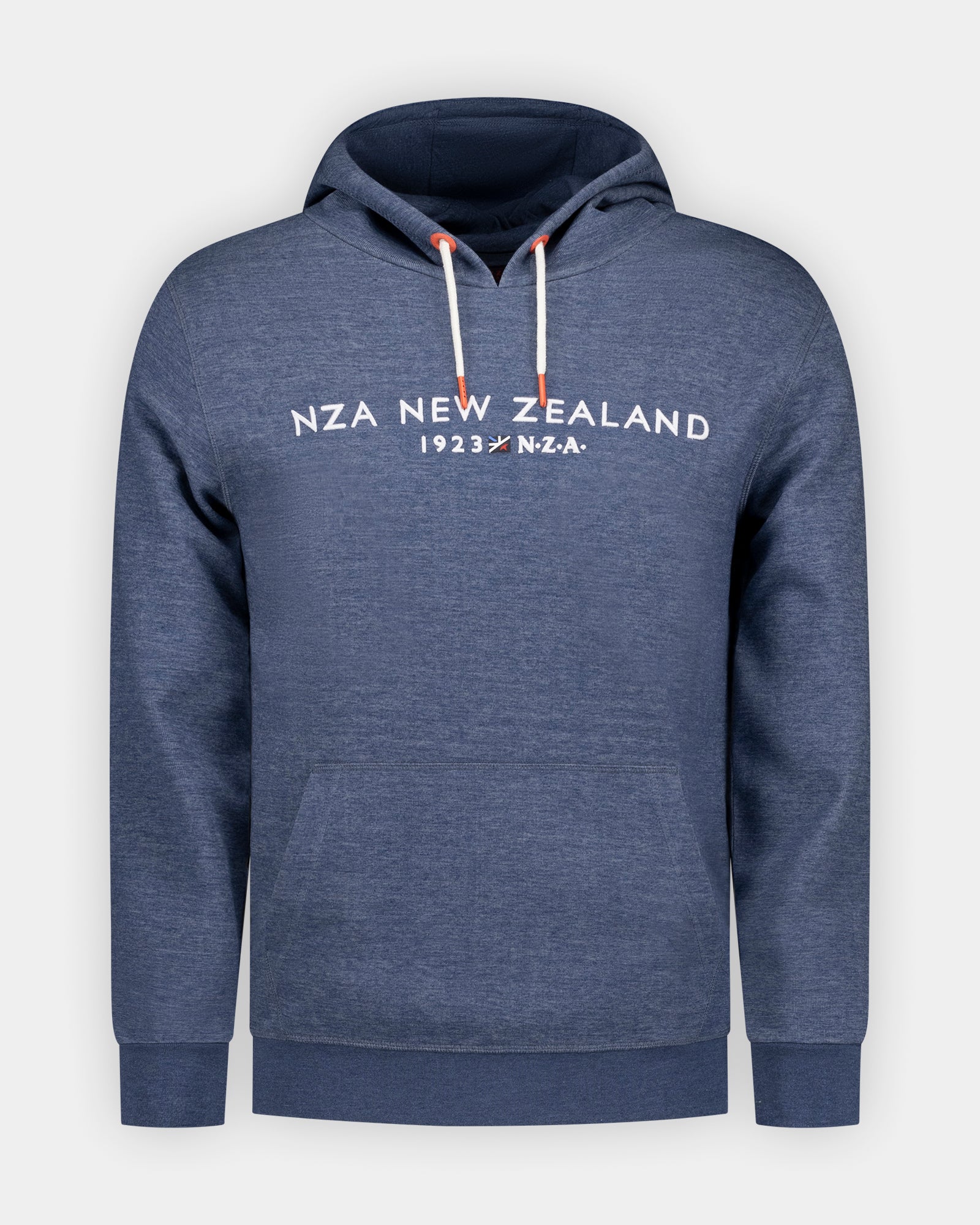 Blauwe katoenen hoodie Blauwe katoenen hoodie