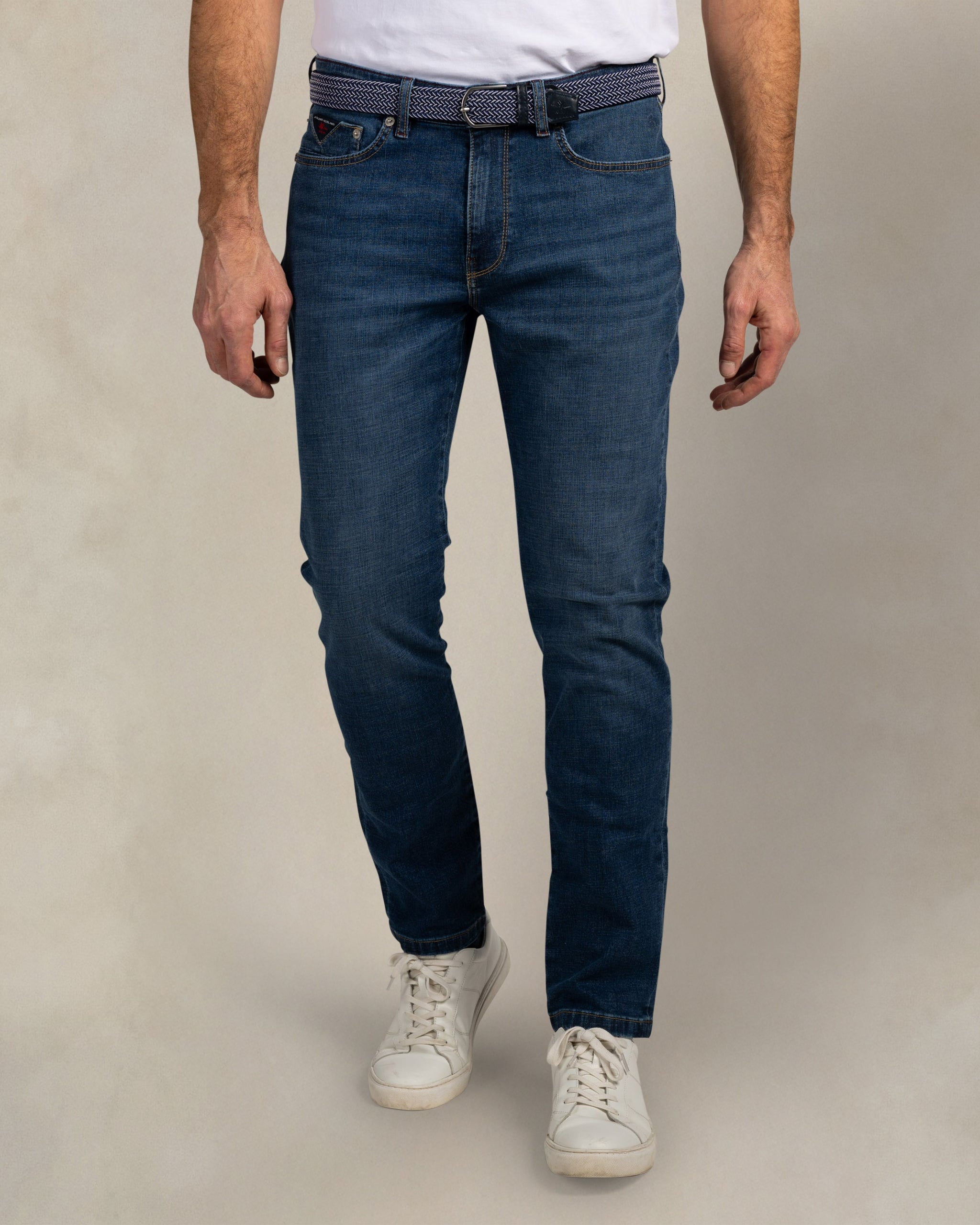 Auckland stretch 5-pocket dark wash jeans Auckland stretch 5-pocket dark wash jeans