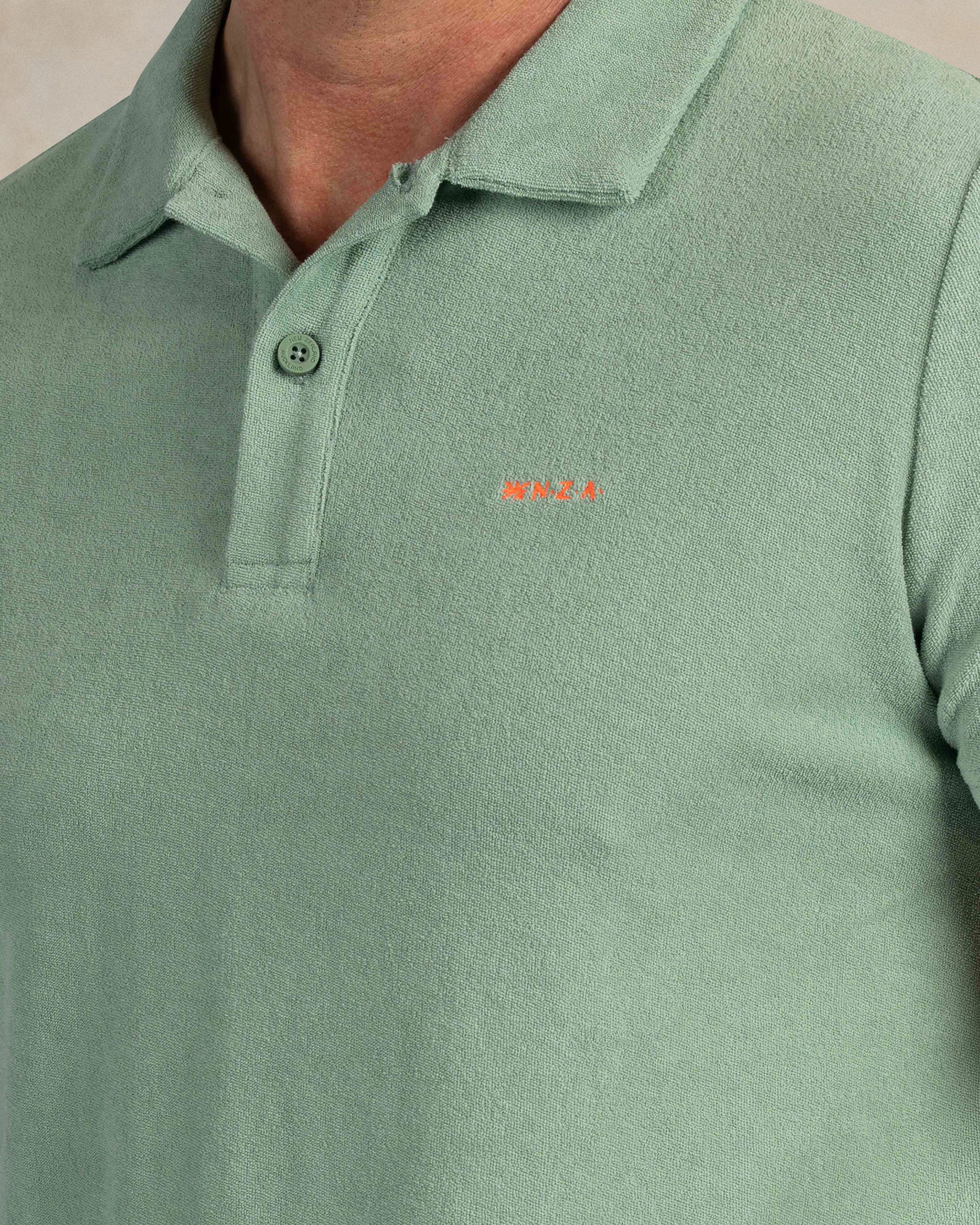 Polo vert 100 % coton Polo vert 100 % coton