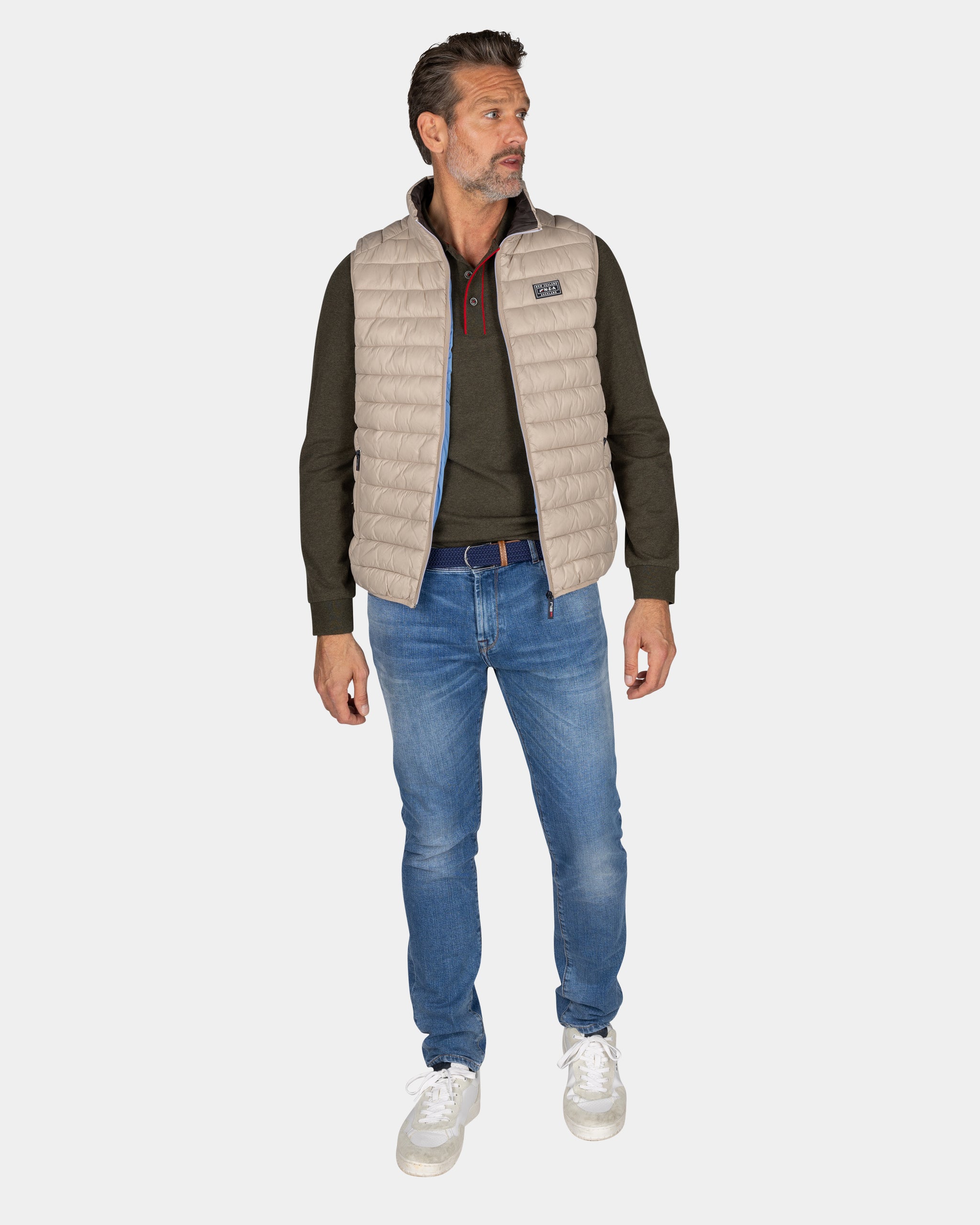 Sand-colored padded vest - Shimmering Sand Sand-colored padded vest - Shimmering Sand